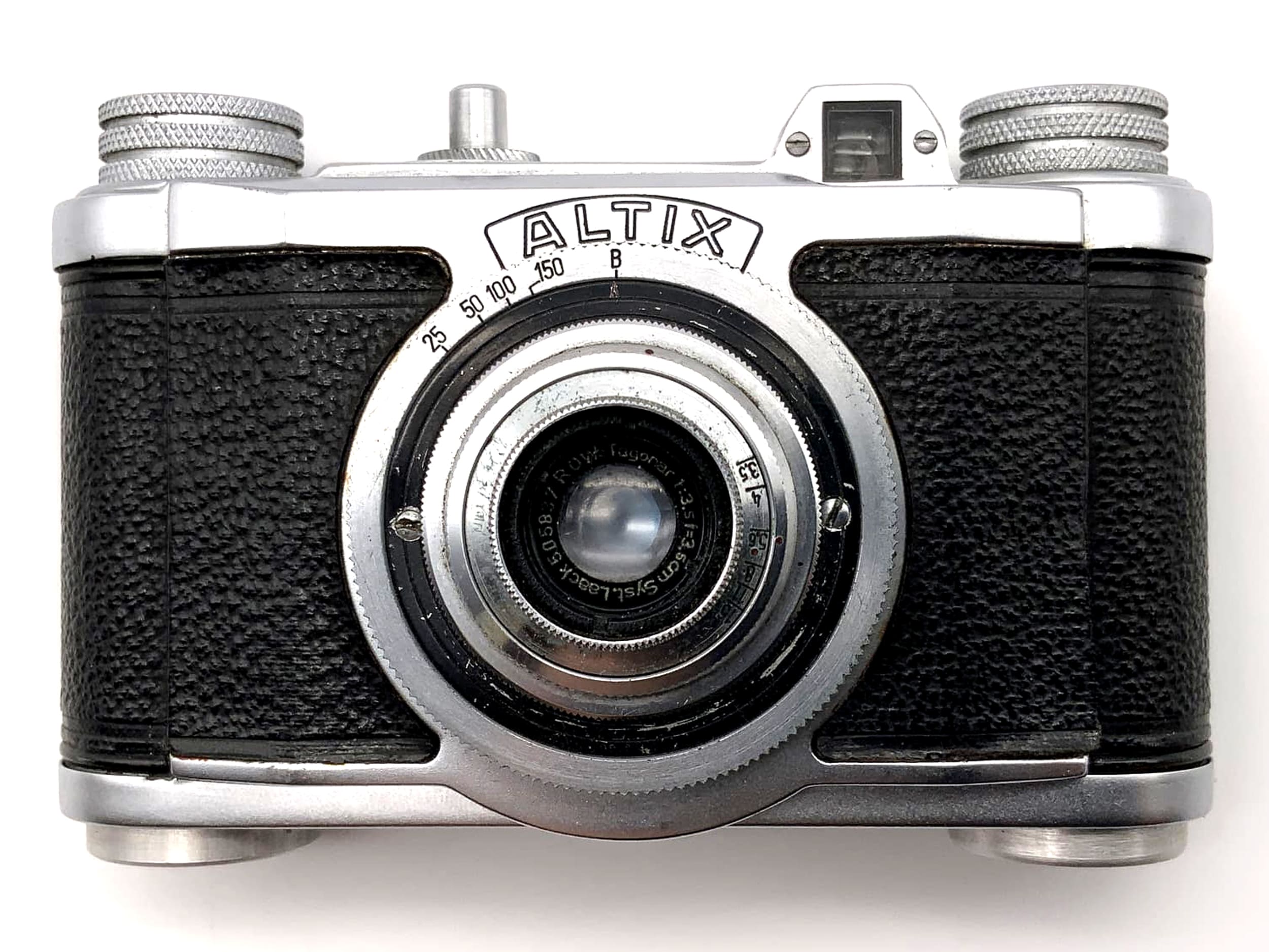 Appareil photo compact 35 mm Altix à viseur inconnu avec objectif Row Tagonar 35 mm 1:3