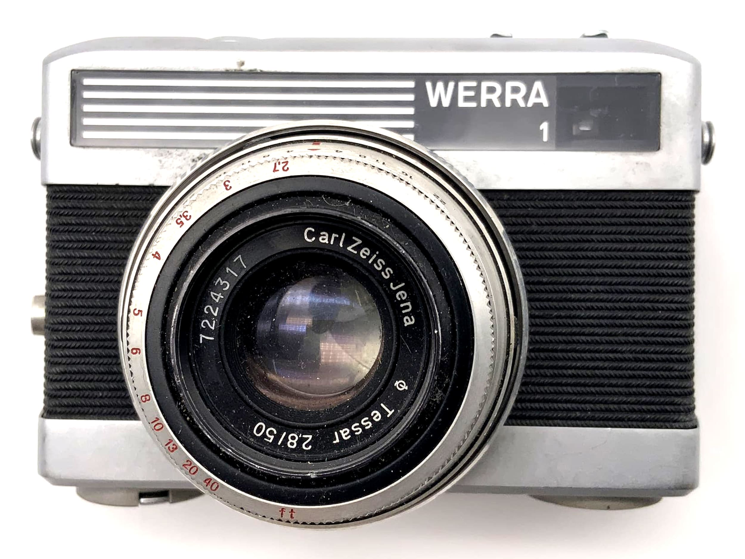 Appareil photo télémétrique Carl Zeiss Werra 1 avec objectif Q1 Tessar 50 mm f/2,8, format compact 35 mm
