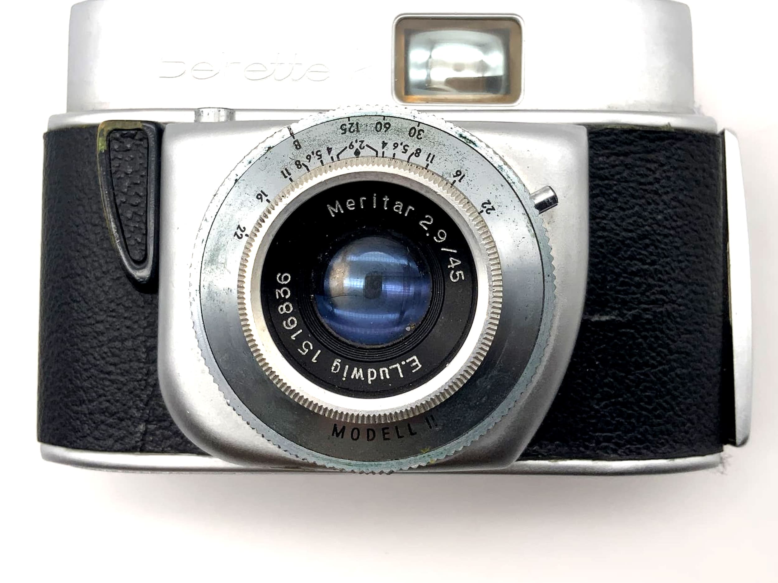 Beier Model II viewfinder camera with Meritar 45mm 1:2.9 35mm Beirette k