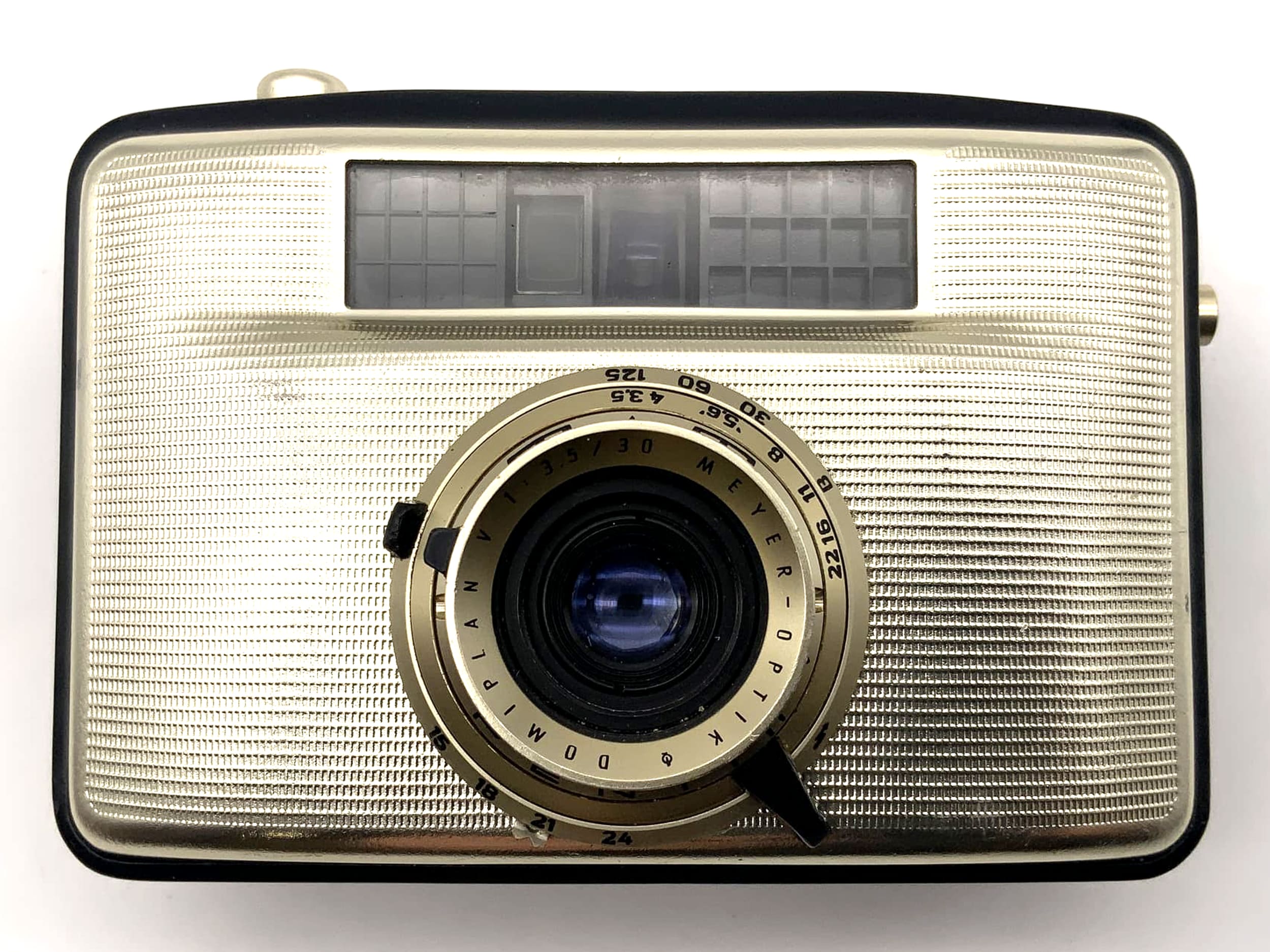 Appareil photo télémétrique Pentacon Penti II avec objectif Domiplan 30 mm f/3,5 et 35 mm 2 noir