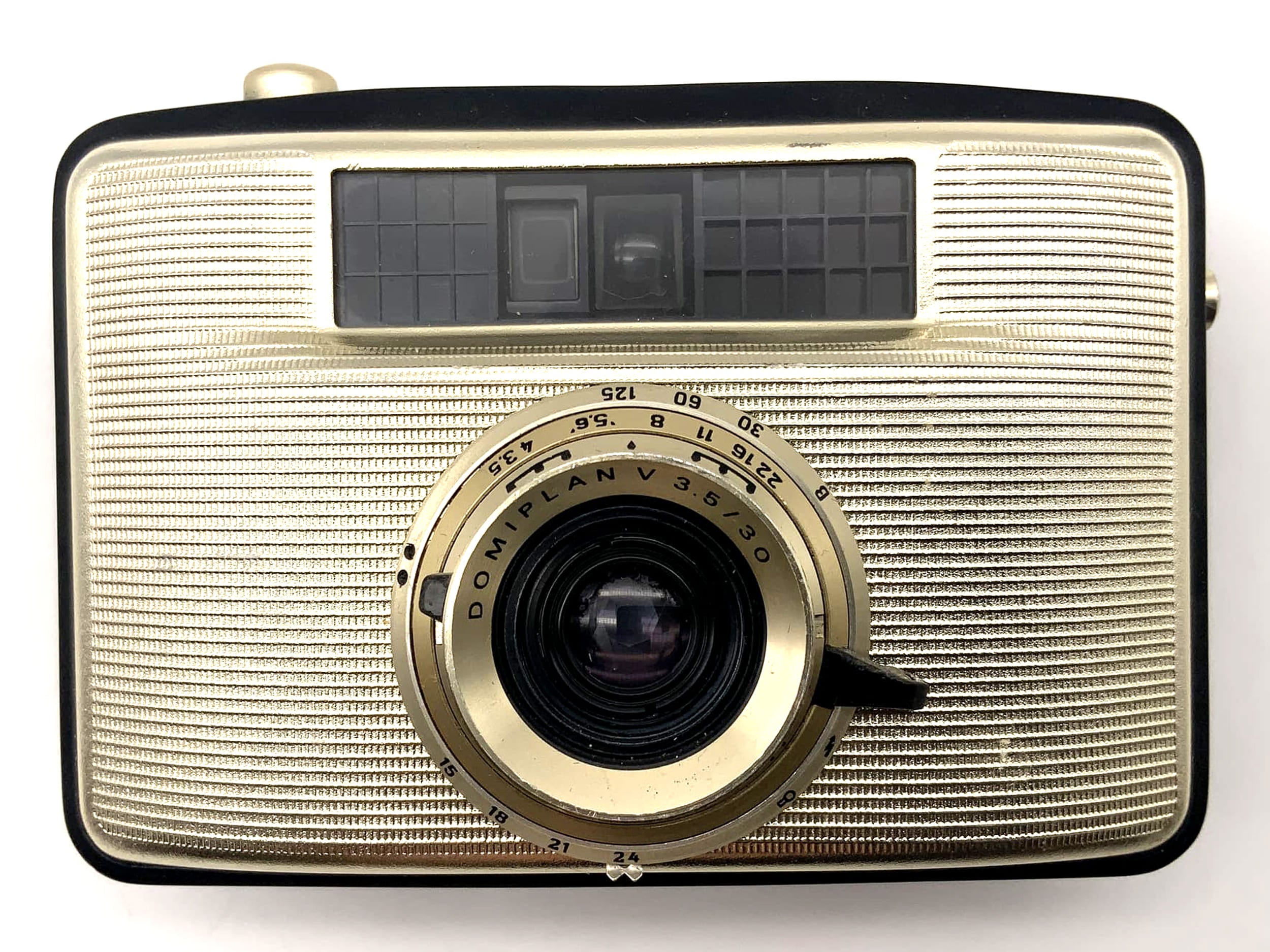 Appareil photo télémétrique Pentacon Penti II avec objectif Domiplan 30 mm f/3,5 et 35 mm 2 noir