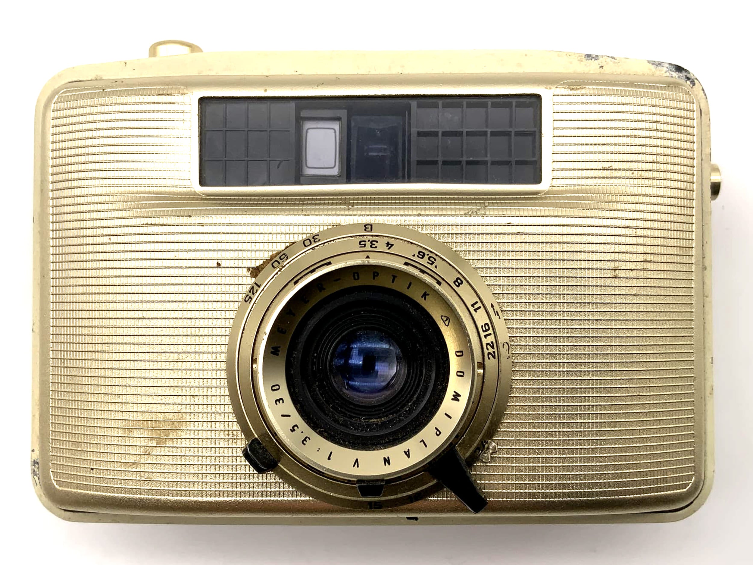 Pentacon Penti II rangefinder camera with Domiplan 30mm 1:3.5 35mm 2 gold