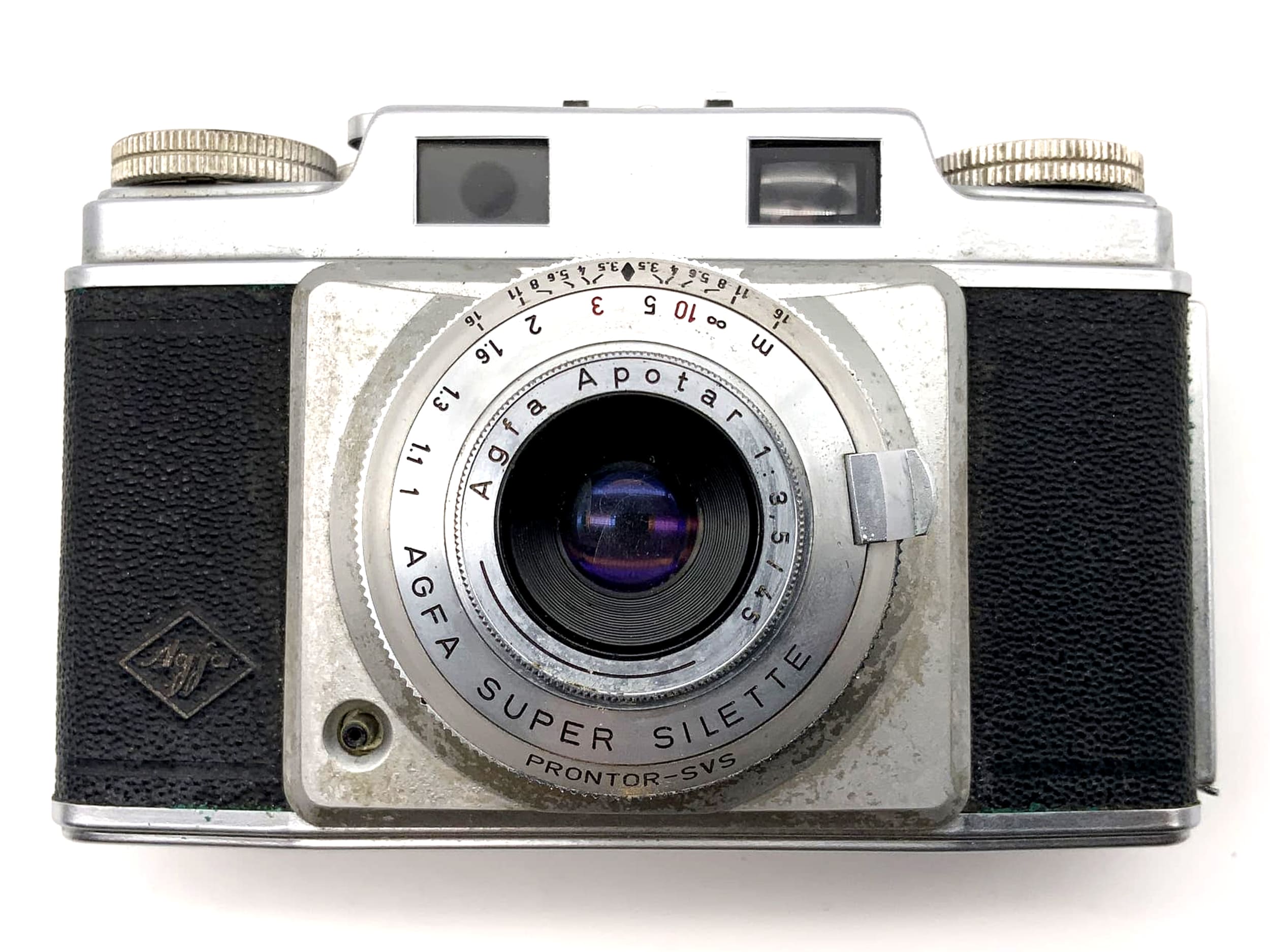Agfa Super Silette rangefinder camera with Apotar 45mm 1:3.5 35mm Prontor-SVS