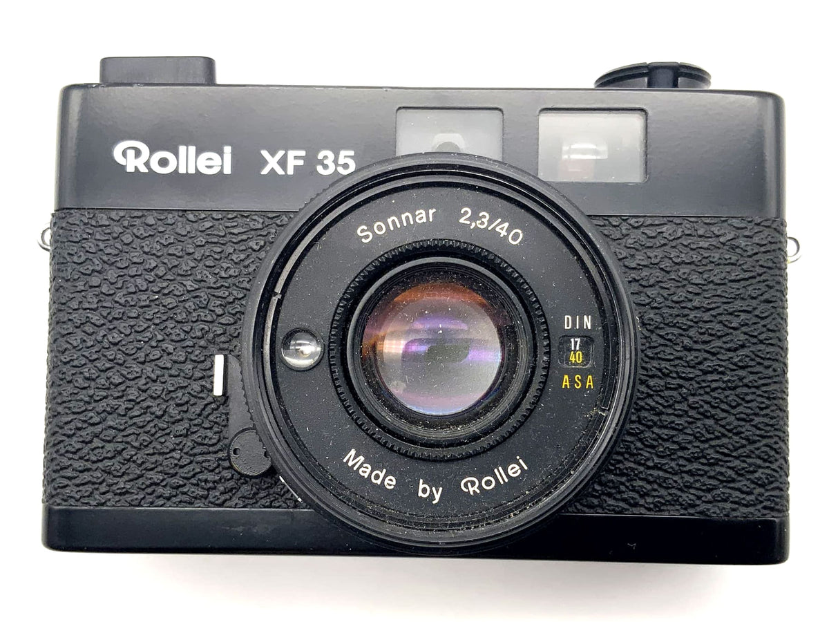 Appareil photo Rollei XF 35 à viseur avec objectif Sonnar 40 mm 1:2.3, appareil photo compact 35 mm (défectueux)