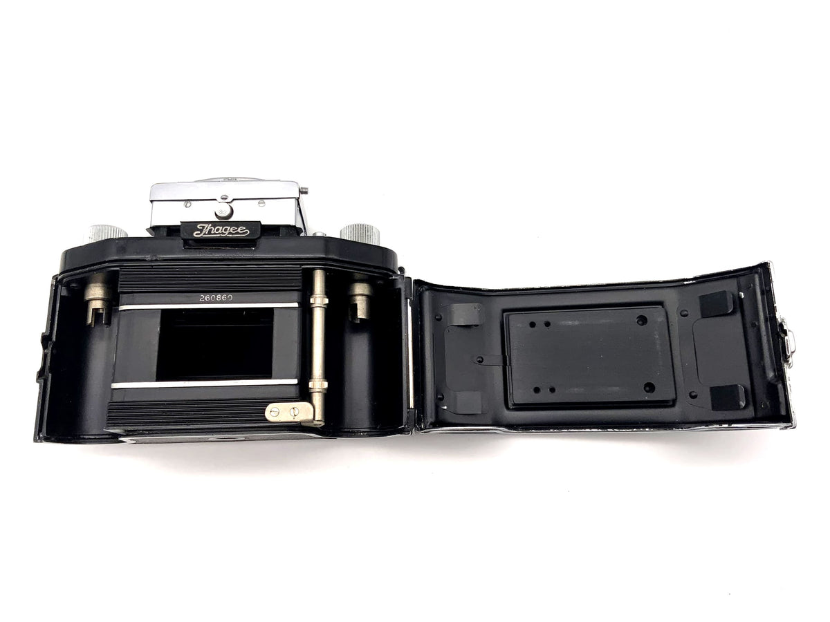 Ihagee System Exa SLR camera with waist-level viewfinder, Rheinmetall 35mm body