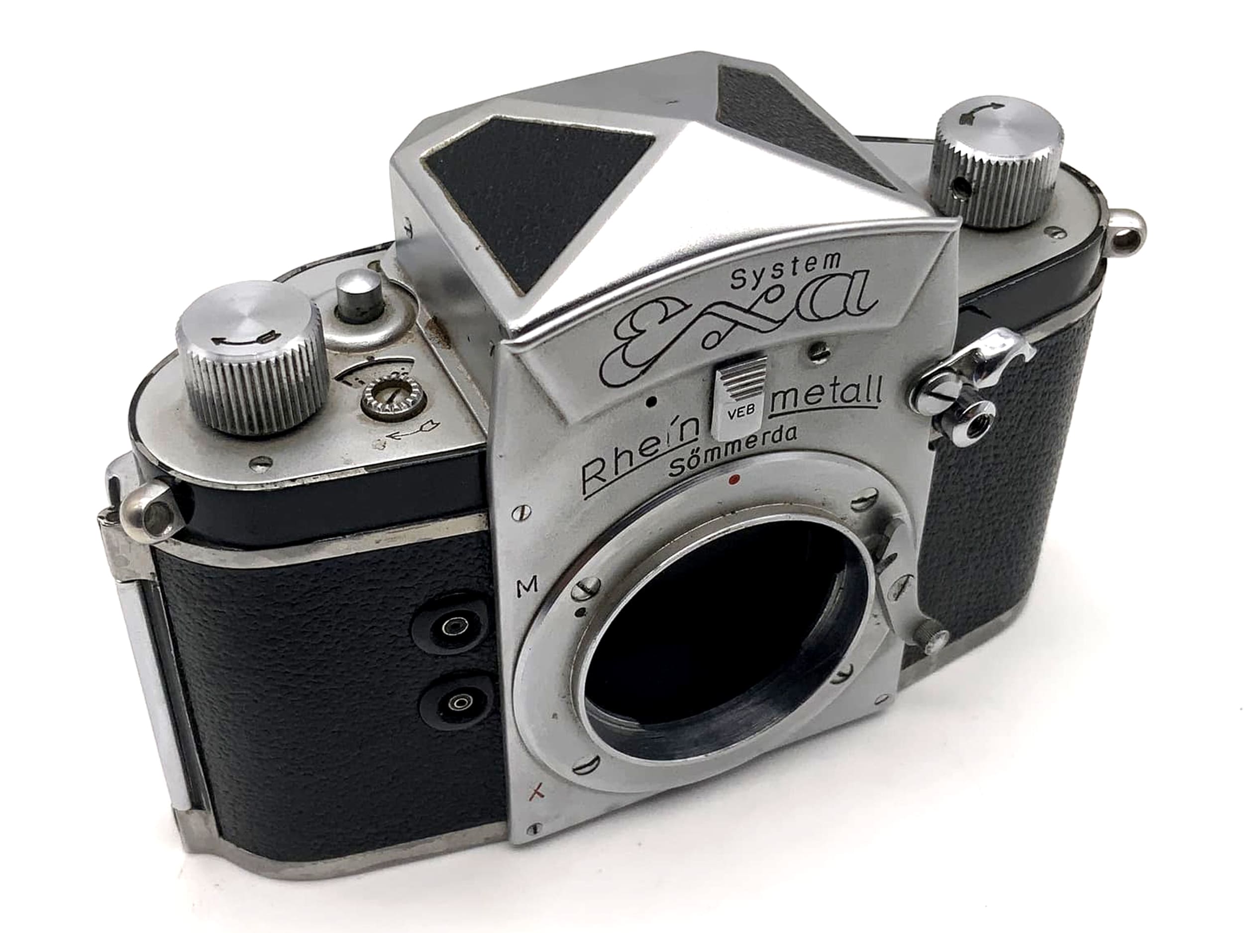 Rheinmetall System Exa SLR camera with viewfinder Sömmerda Ihagee 35mm