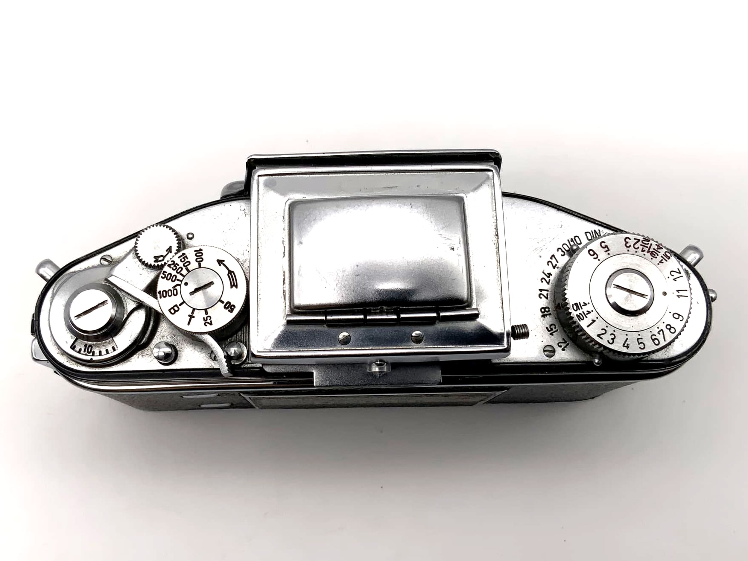 Appareil photo reflex Exakta Varex vx avec viseur de poitrine, boîtier Ihagee 35 mm