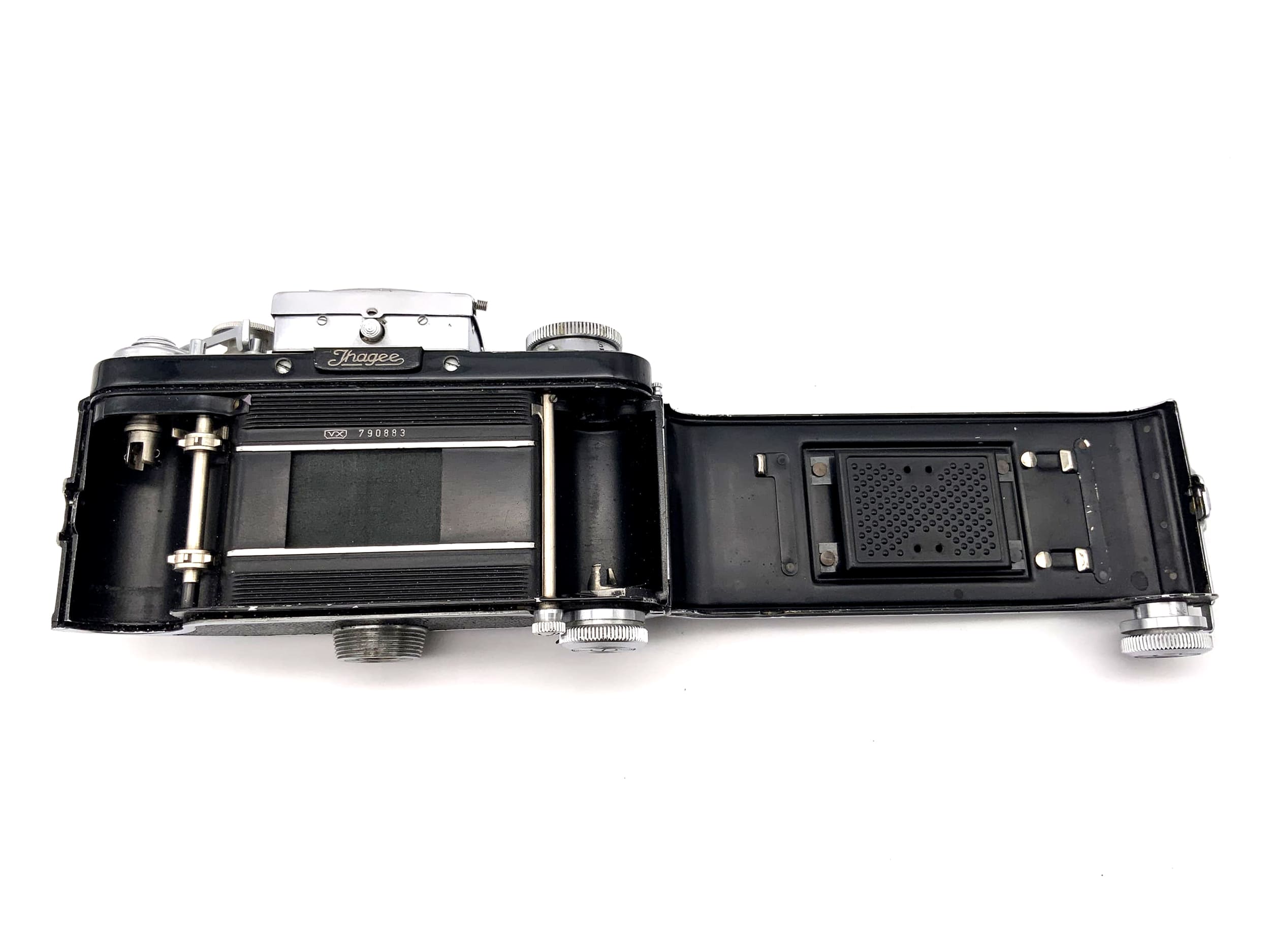 Appareil photo reflex Exakta Varex vx avec viseur de poitrine, boîtier Ihagee 35 mm