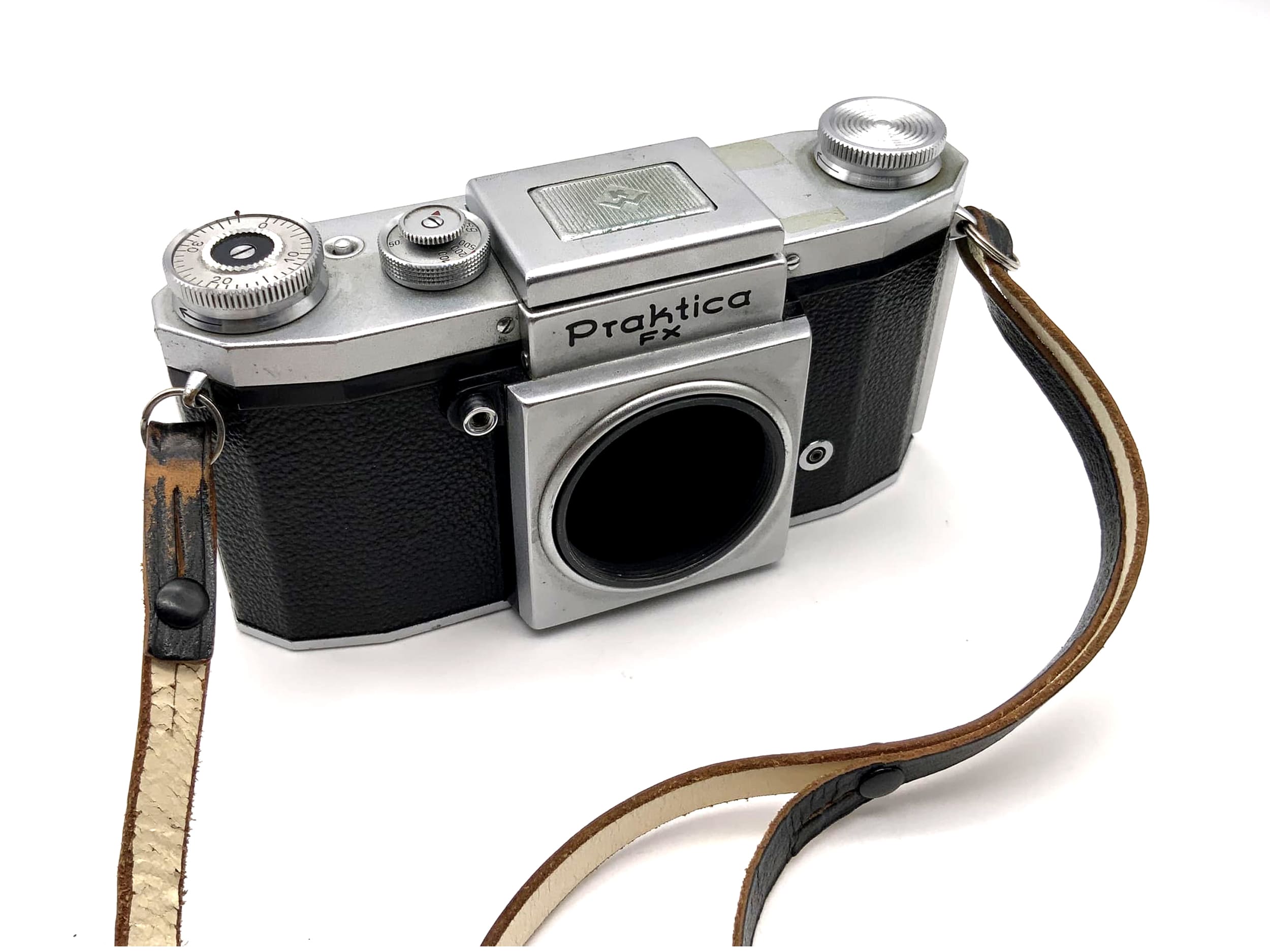 Appareil photo reflex numérique Praktica FX avec viseur de poitrine, objectif Pentacon 35 mm, boîtier (M42)