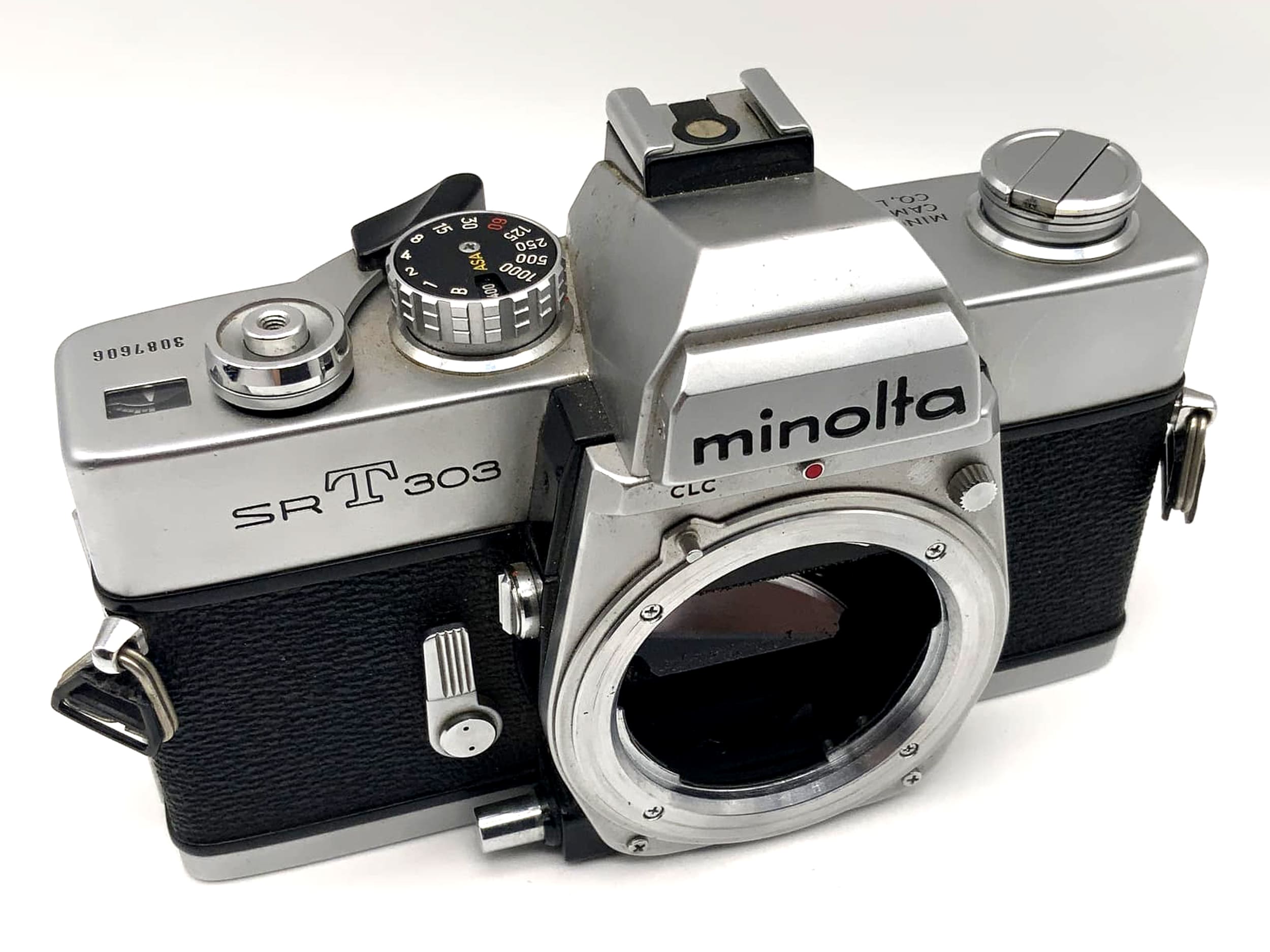 Appareil photo reflex Minolta SRT303 ! Cellule défectueuse ! Boîtier 35 mm