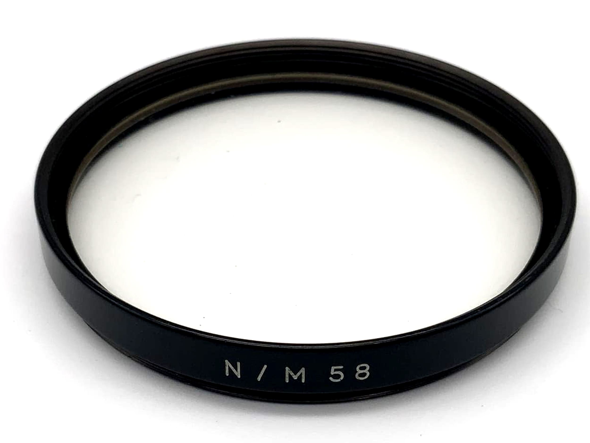 Filtre UV Carl Zeiss Jena 58 mm, filetage circulaire N/M58