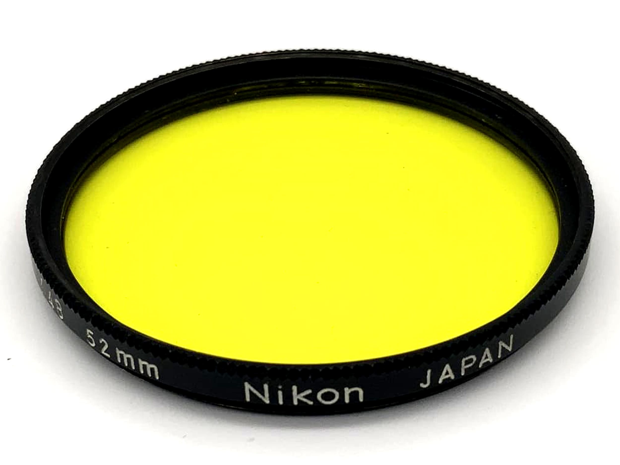 Filetage pour filtre de couleur circulaire jaune Nikon Y48 52 mm