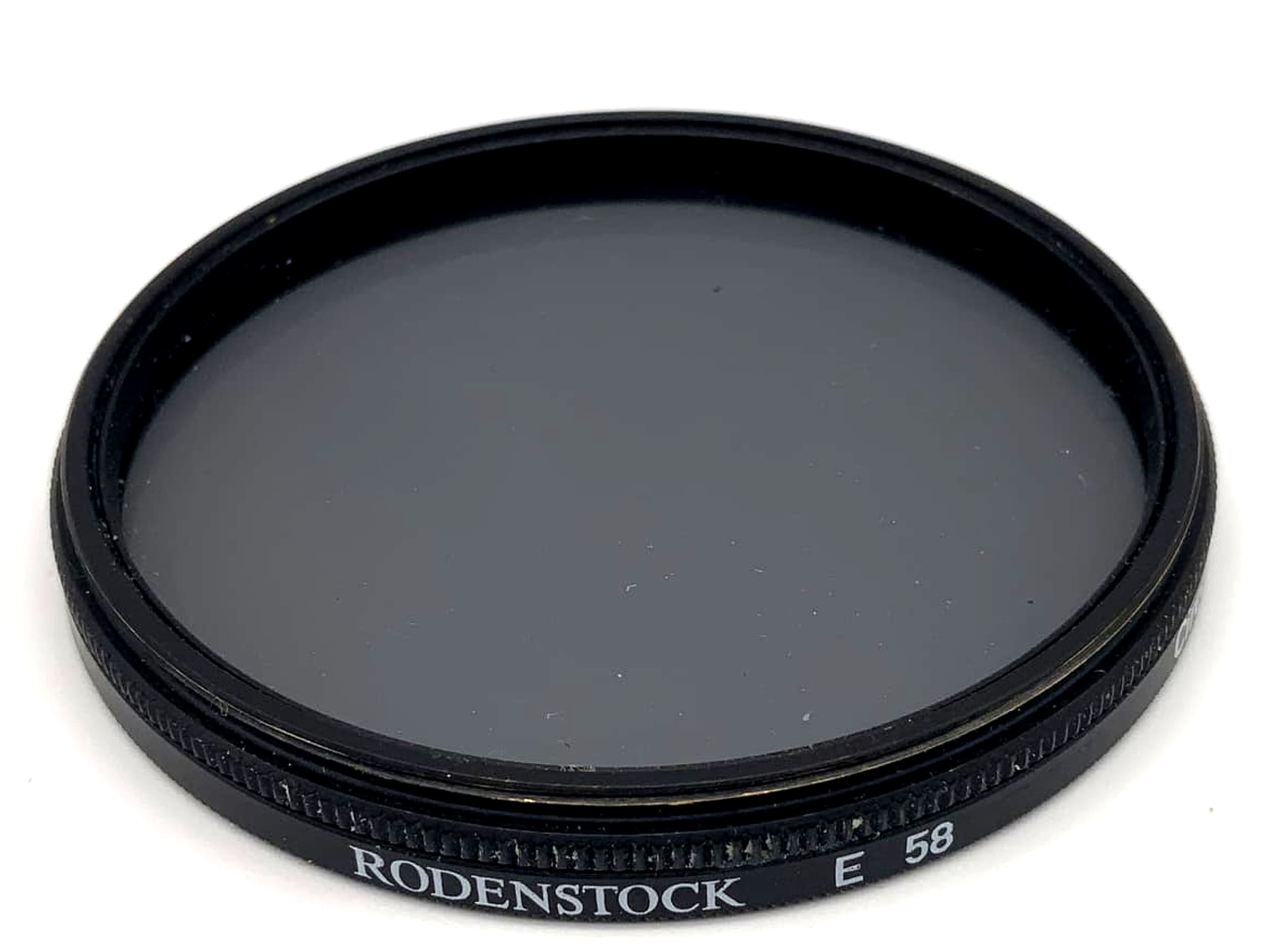 Filtre polarisant Rodenstock 58 mm, filtre circulaire Jet-Pol E58, filetage circulaire