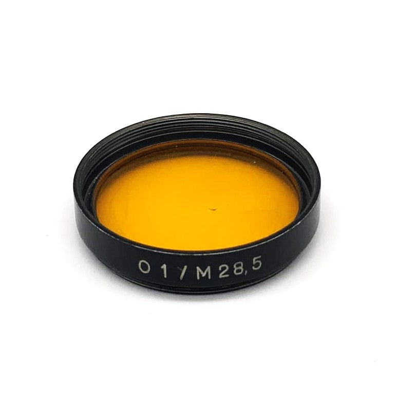 Filtre de couleur Carl Zeiss Jena 28,5 mm, orange O1 / M28,5, circulaire