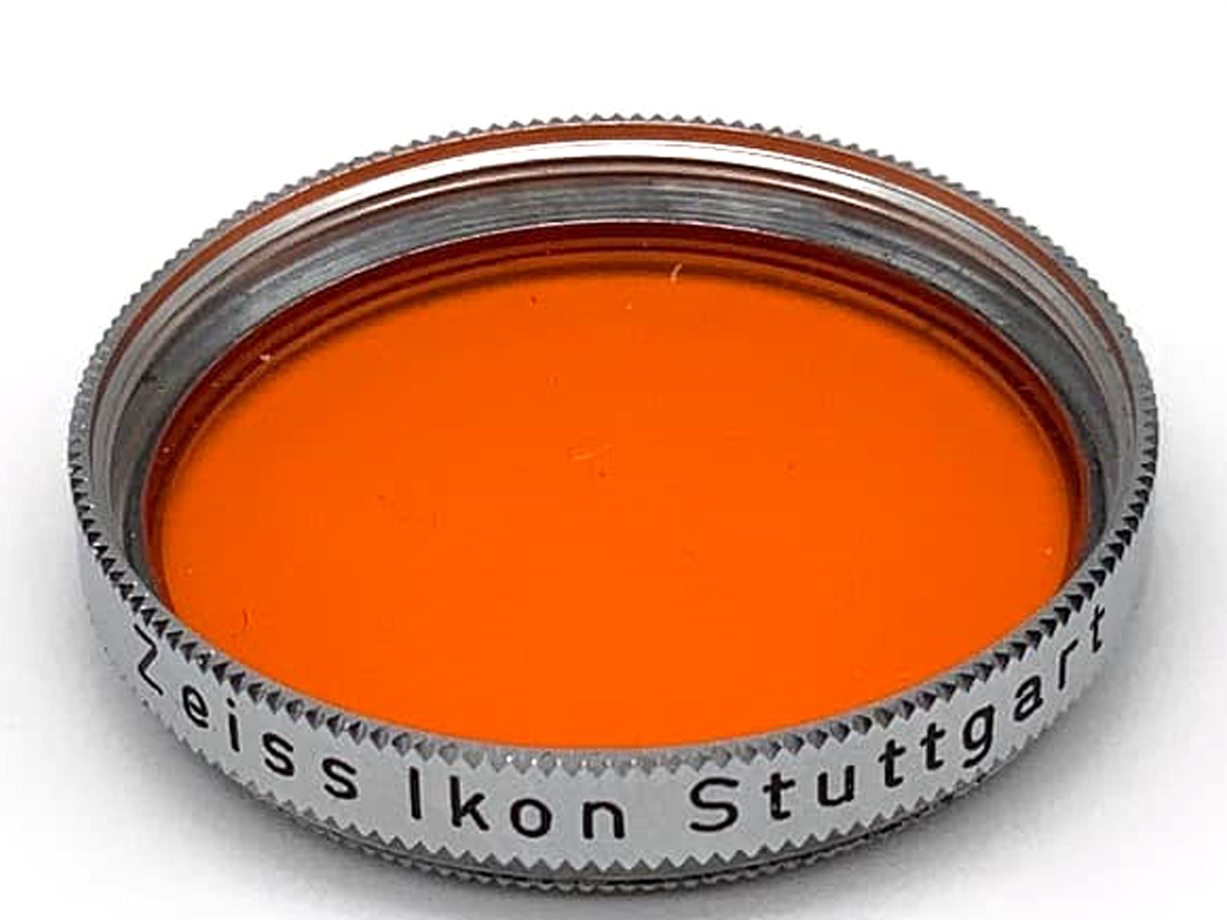 Filtre de couleur Zeiss Ikon 27 mm, orange, référence 382 S27 0 5x, filetage circulaire