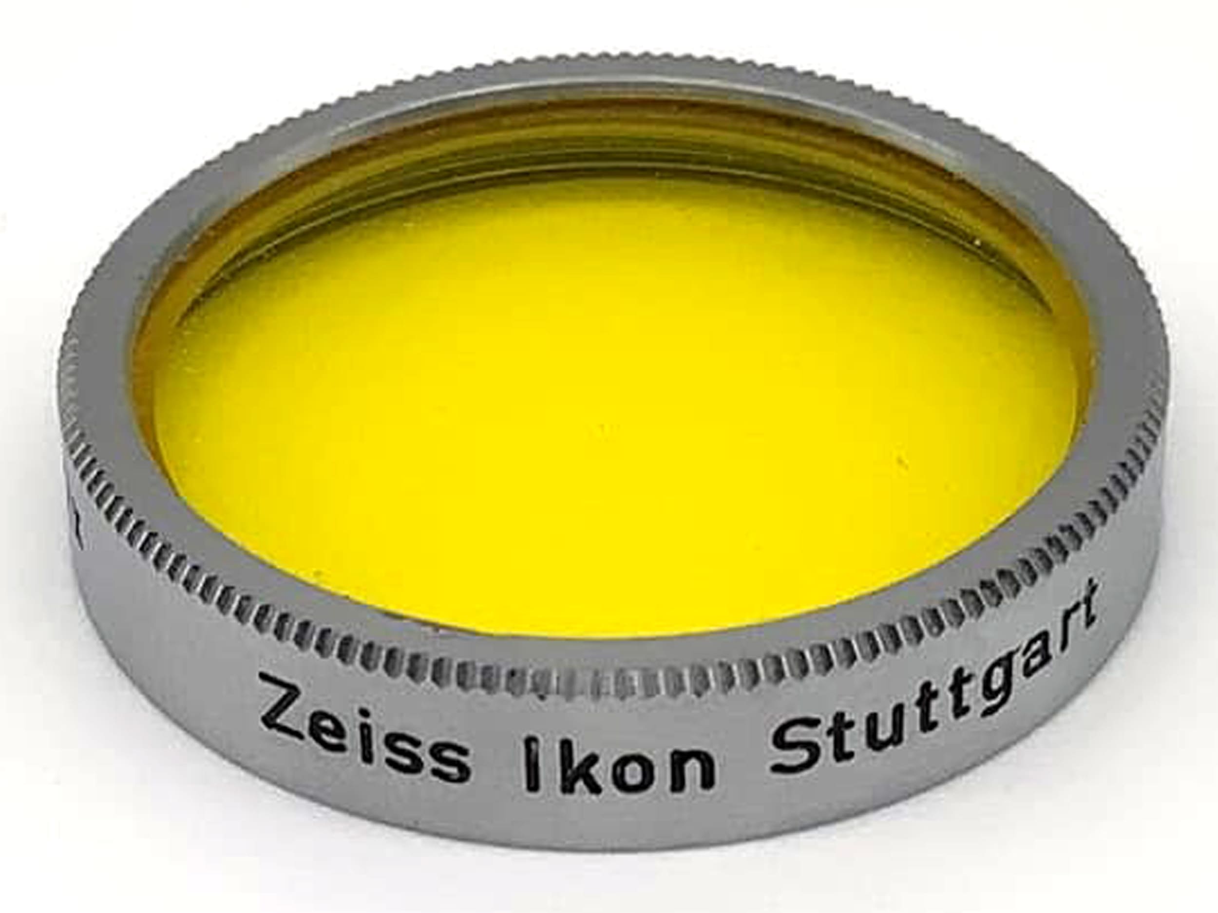 Filtre de couleur Zeiss Ikon 27 mm jaune 382 S27 G 2x filetage interne circulaire