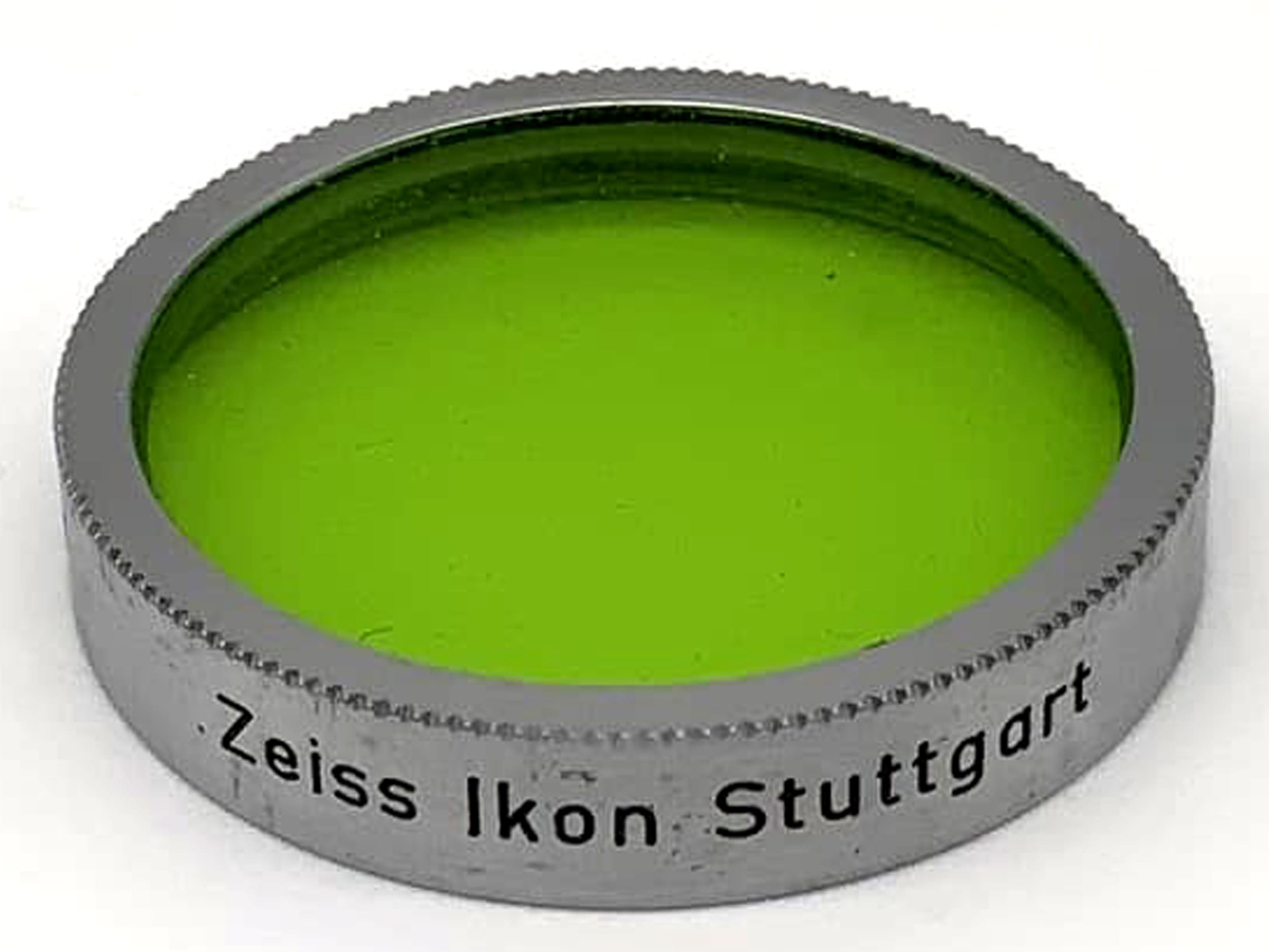 Filtre de couleur Zeiss Ikon 27 mm, filtre vert 352 S27 GR, filetage circulaire 2x