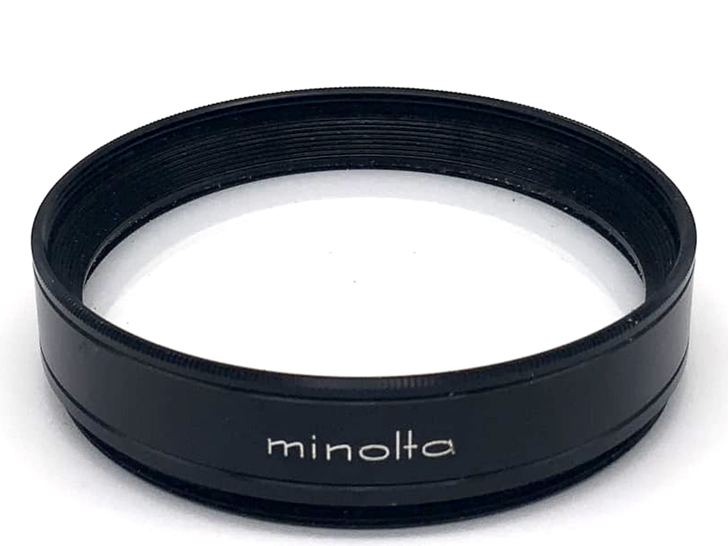 Objectif macro Minolta 55 mm, filtre macro n° 2, objectif macro circulaire