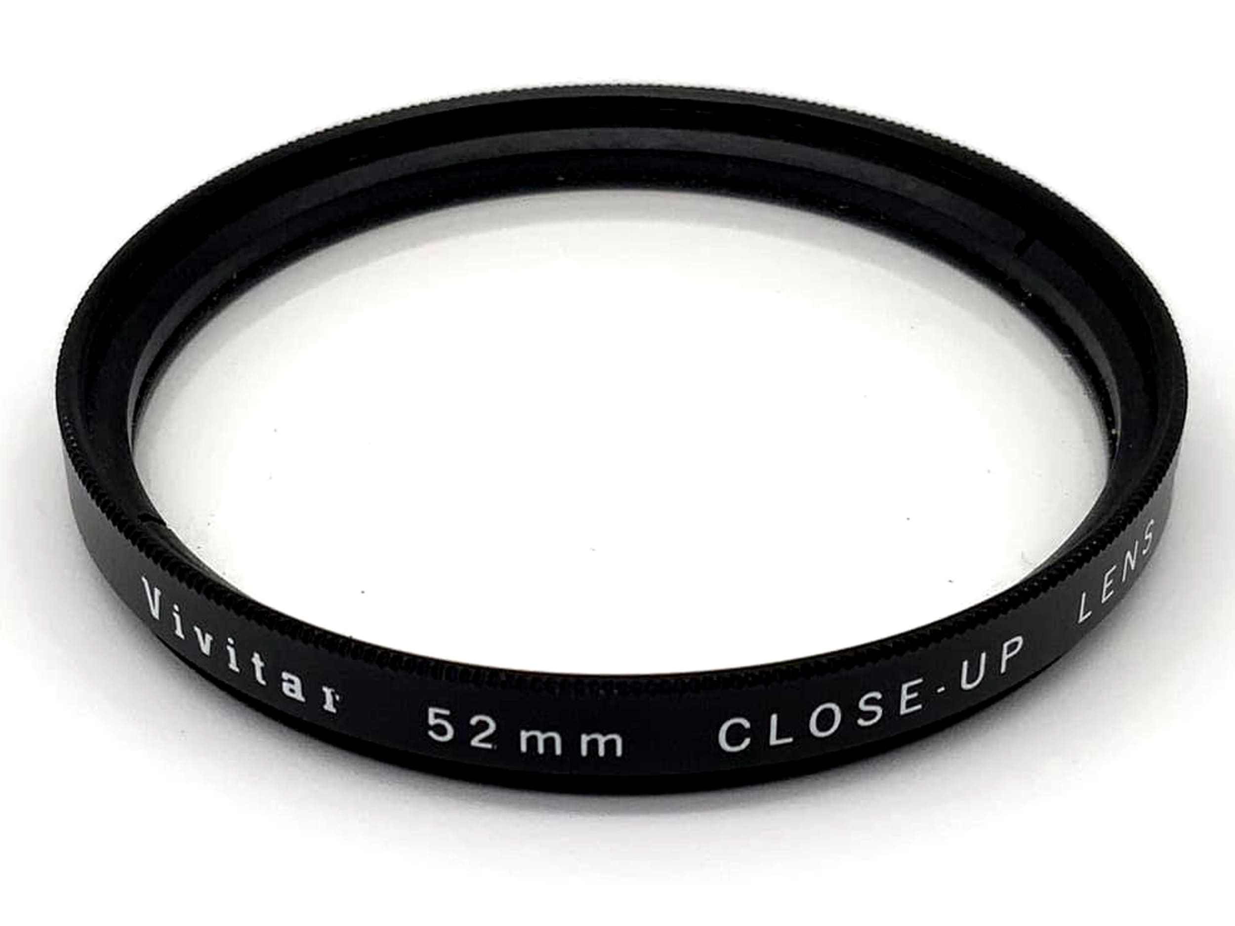 Objectif macro Vivitar 52 mm, filtre pour objectif macro n° 1, filetage pour filtre d'objectif macro