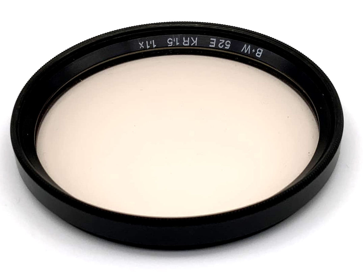 Filtre de correction B+W 52 mm, filtre 52E KR1.5, filetage 1,1x