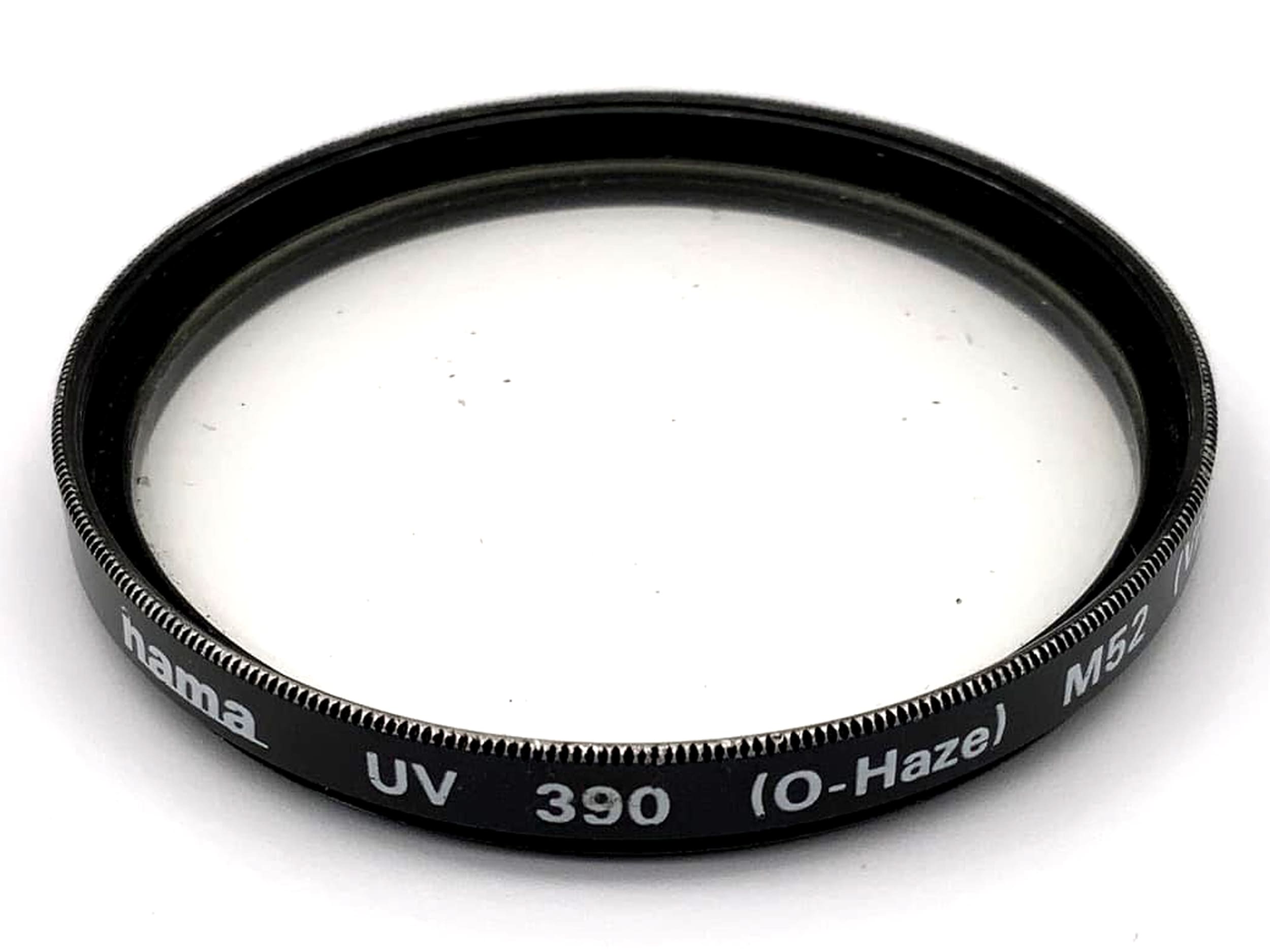 Filtre UV Hama 52 mm, filtre UV 390 (0-Haze), filetage M52 (VII)