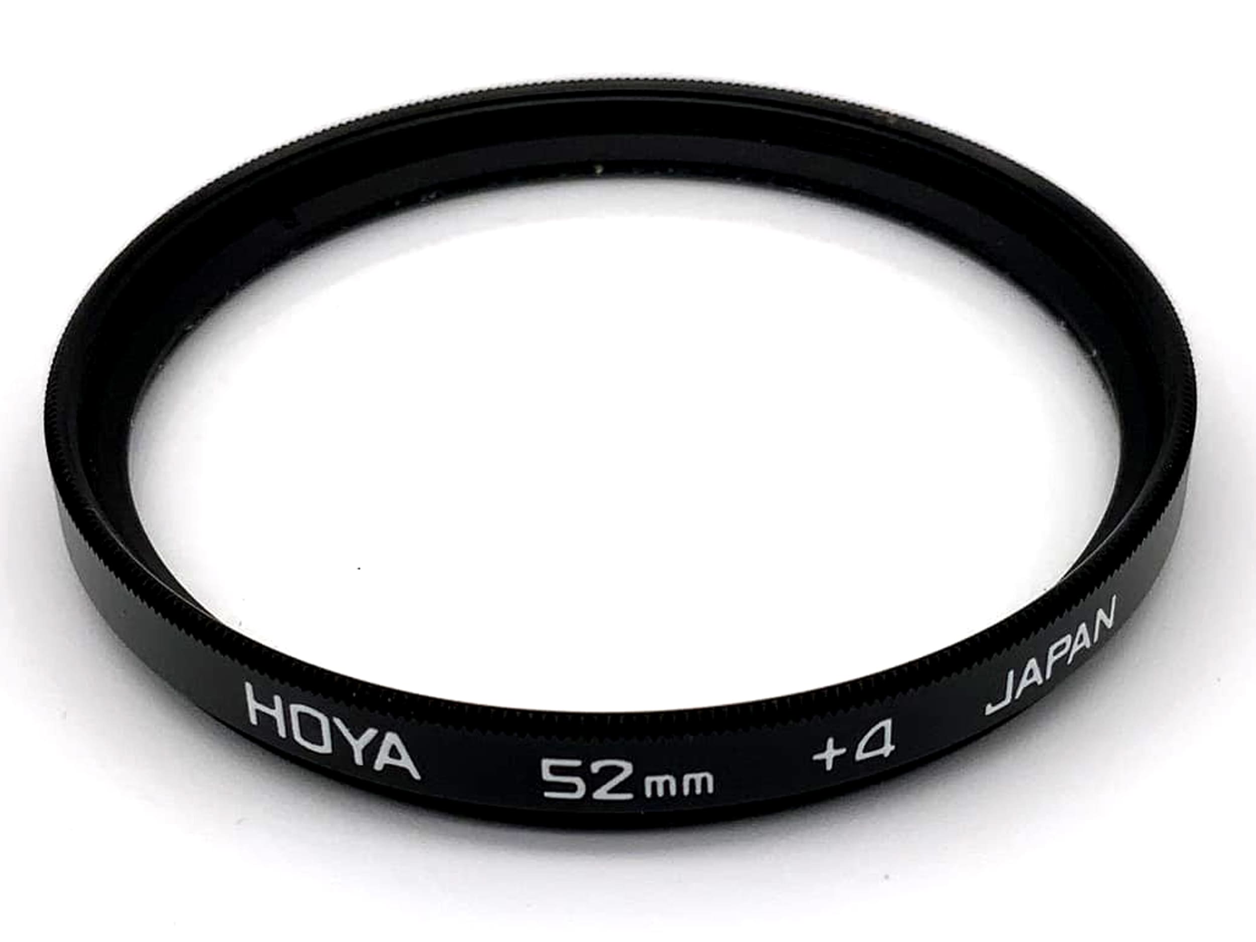 Hoya Macro Lens 52mm Filter +4 Filter Threads