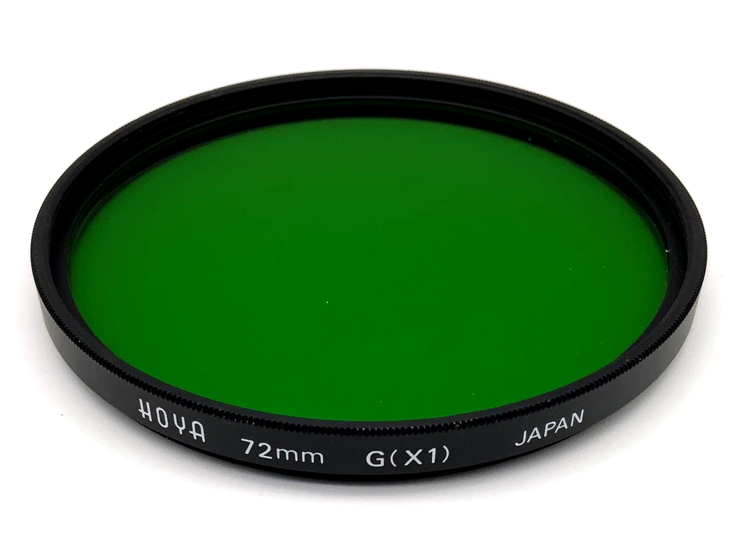 Hoya Color Filter 72mm Filter Green G (X1) Filter Thread