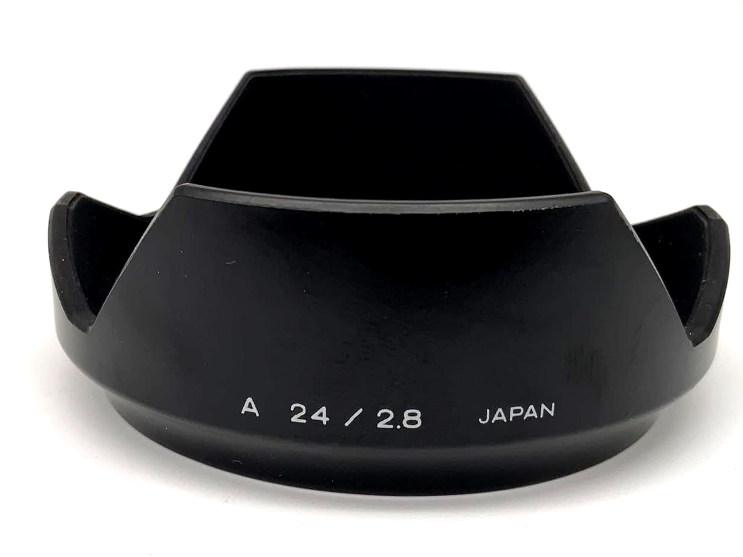 Minolta A 24 / 2.8 lens hood, tulip shape, for AF 24mm 1:2.8(22) lens hood