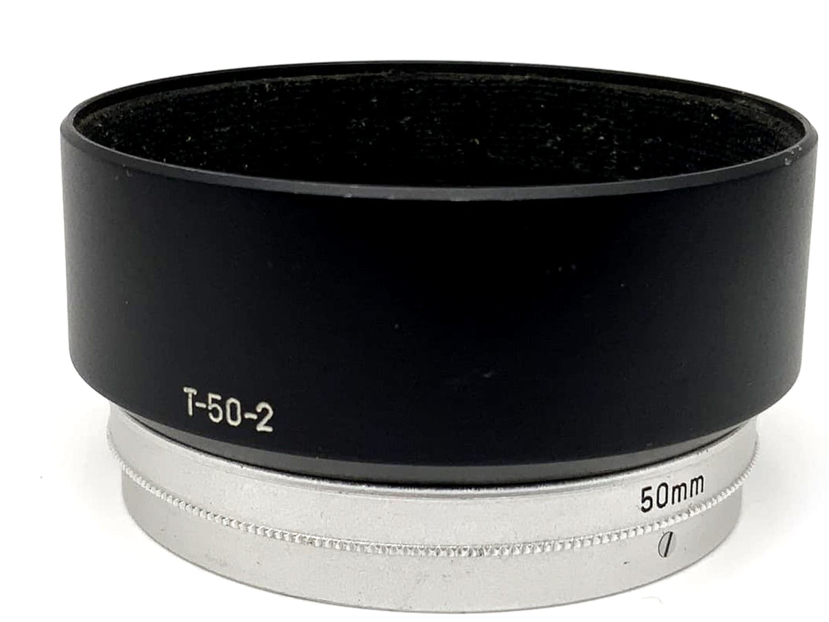 Pare-soleil métallique Canon T-50-2 pour objectifs de focale 85 mm, 100 mm et 135 mm