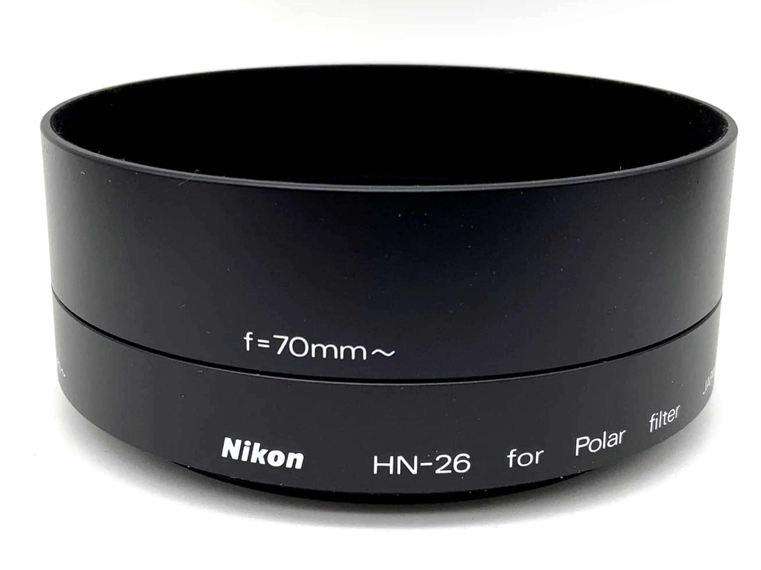 Nikon HN-26 lens hood for polarizing filters