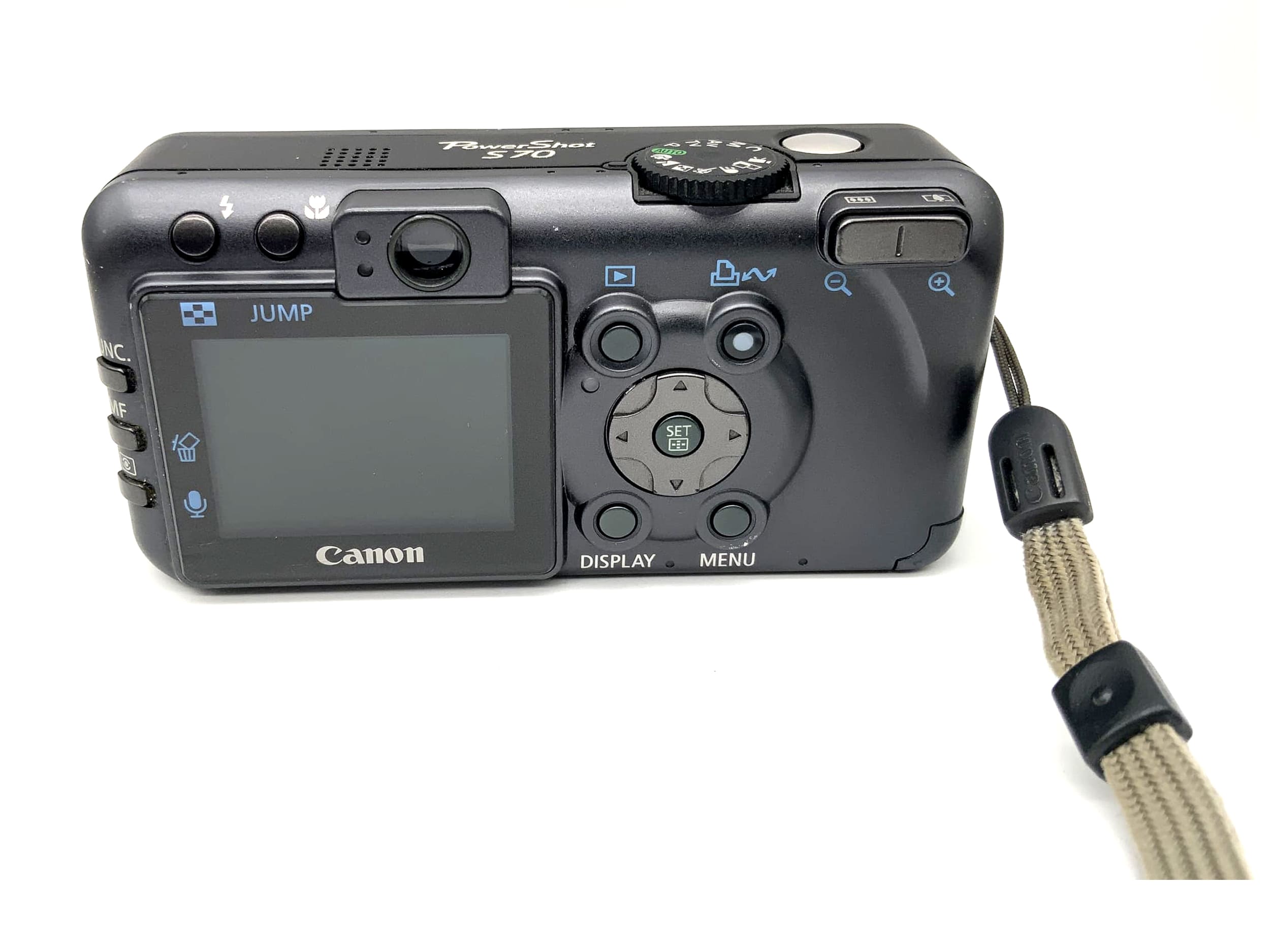 Canon PowerShot S70 avec objectif zoom 3,6x 5,8-20,7 mm f/2,8-5,3 7,1 MP Ai AF