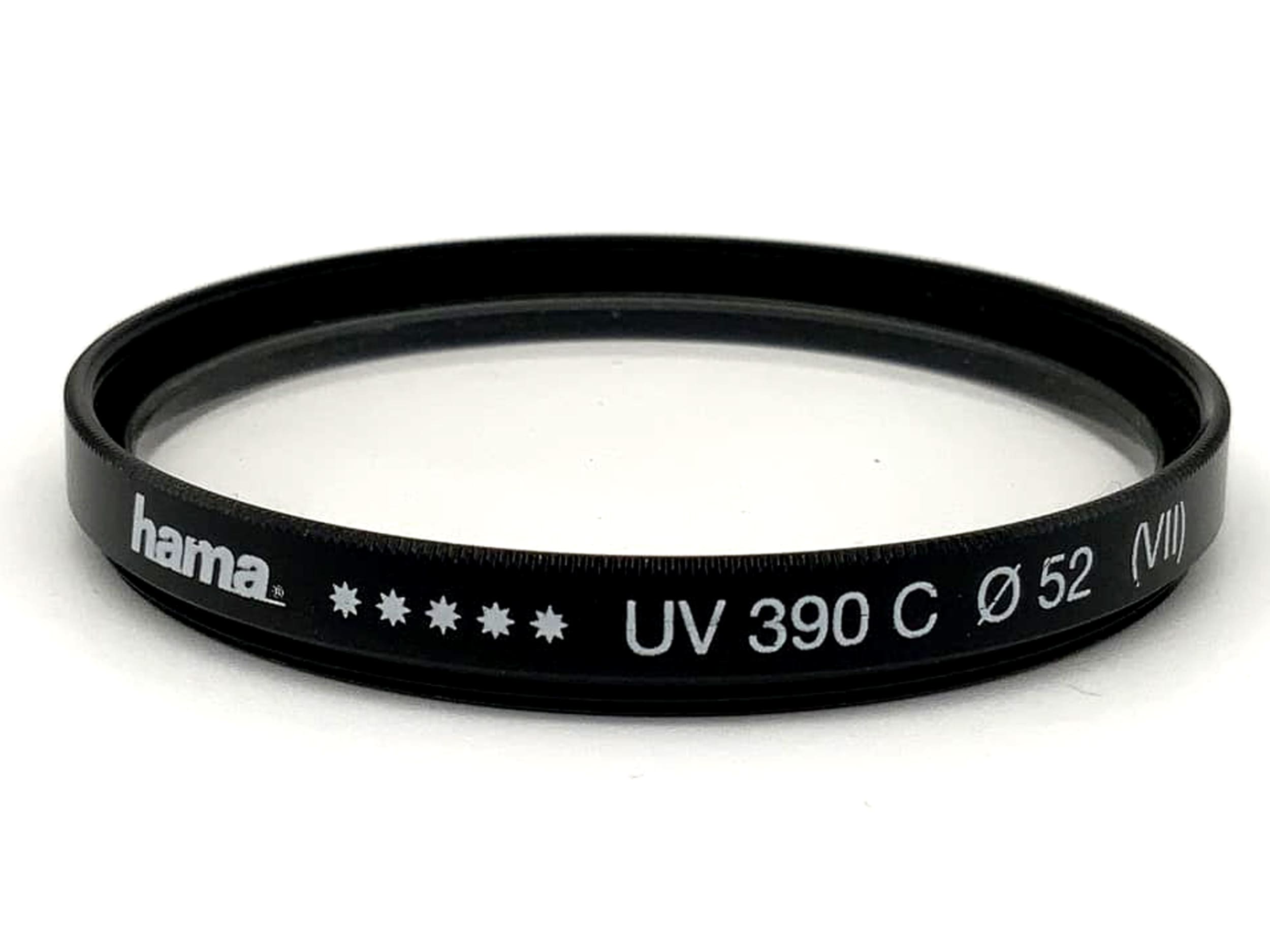 Filtre UV Hama UV 390C (VII) filtre circulaire 52 mm filetage M52
