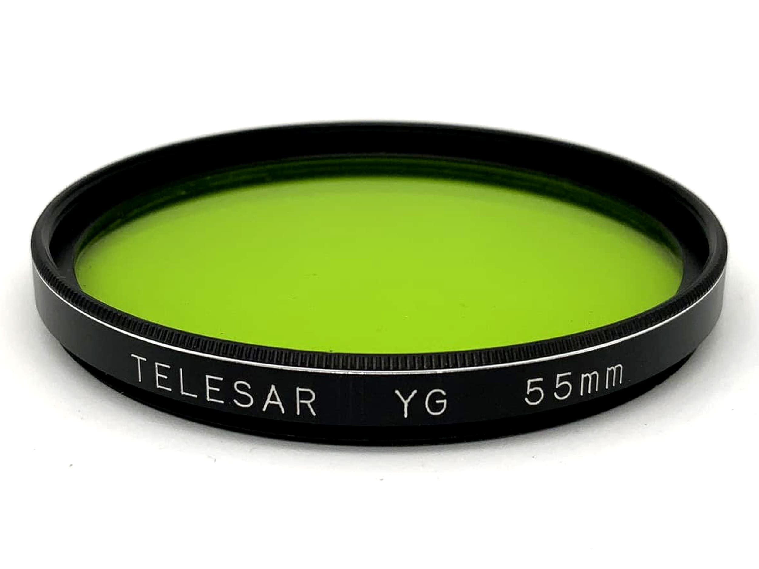 Filtre de couleur Telesar YG vert 55 mm, filetage circulaire M55