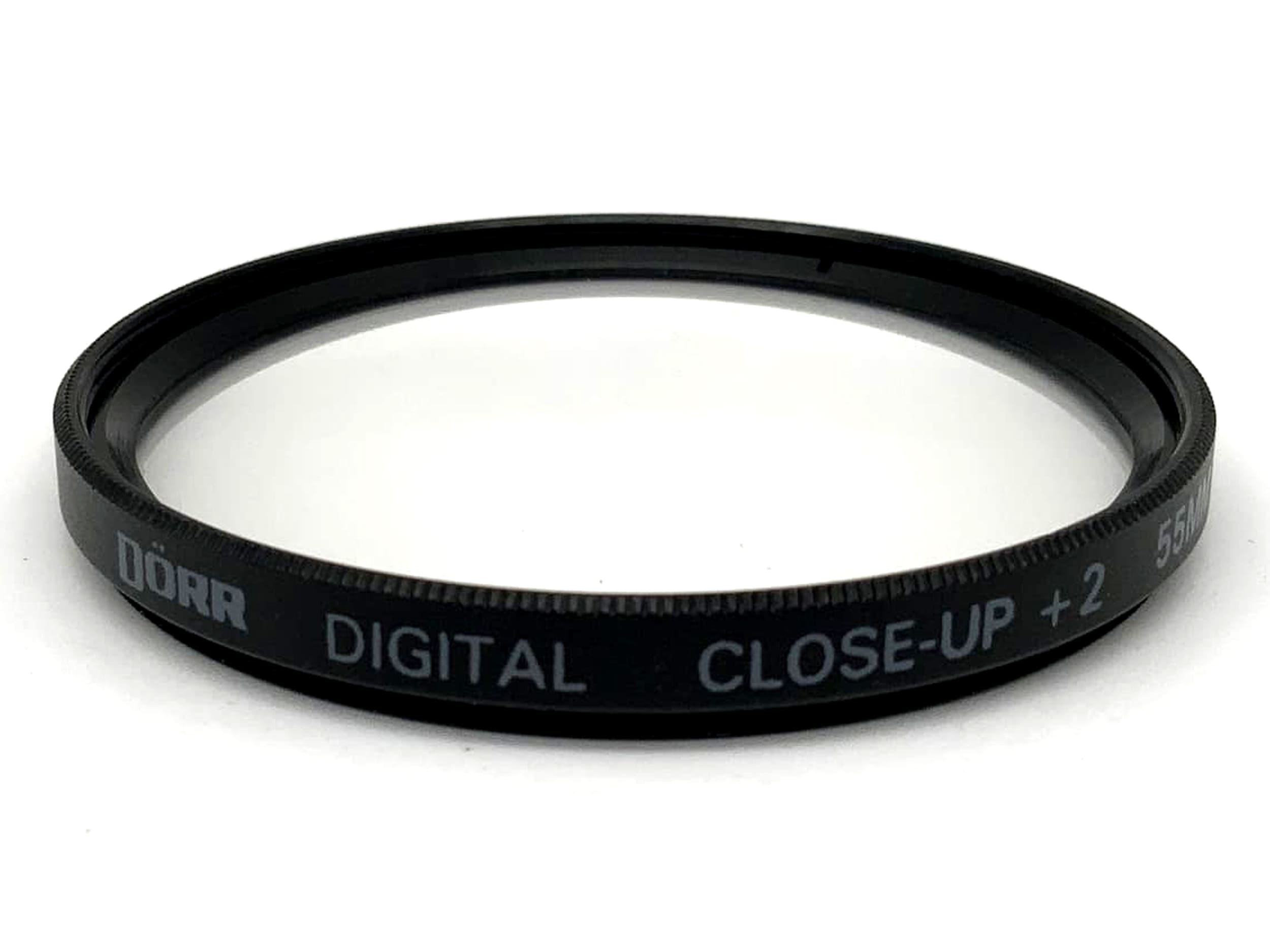 Objectif macro numérique Dörr + 2 filtres, filetage circulaire 55 mm M55