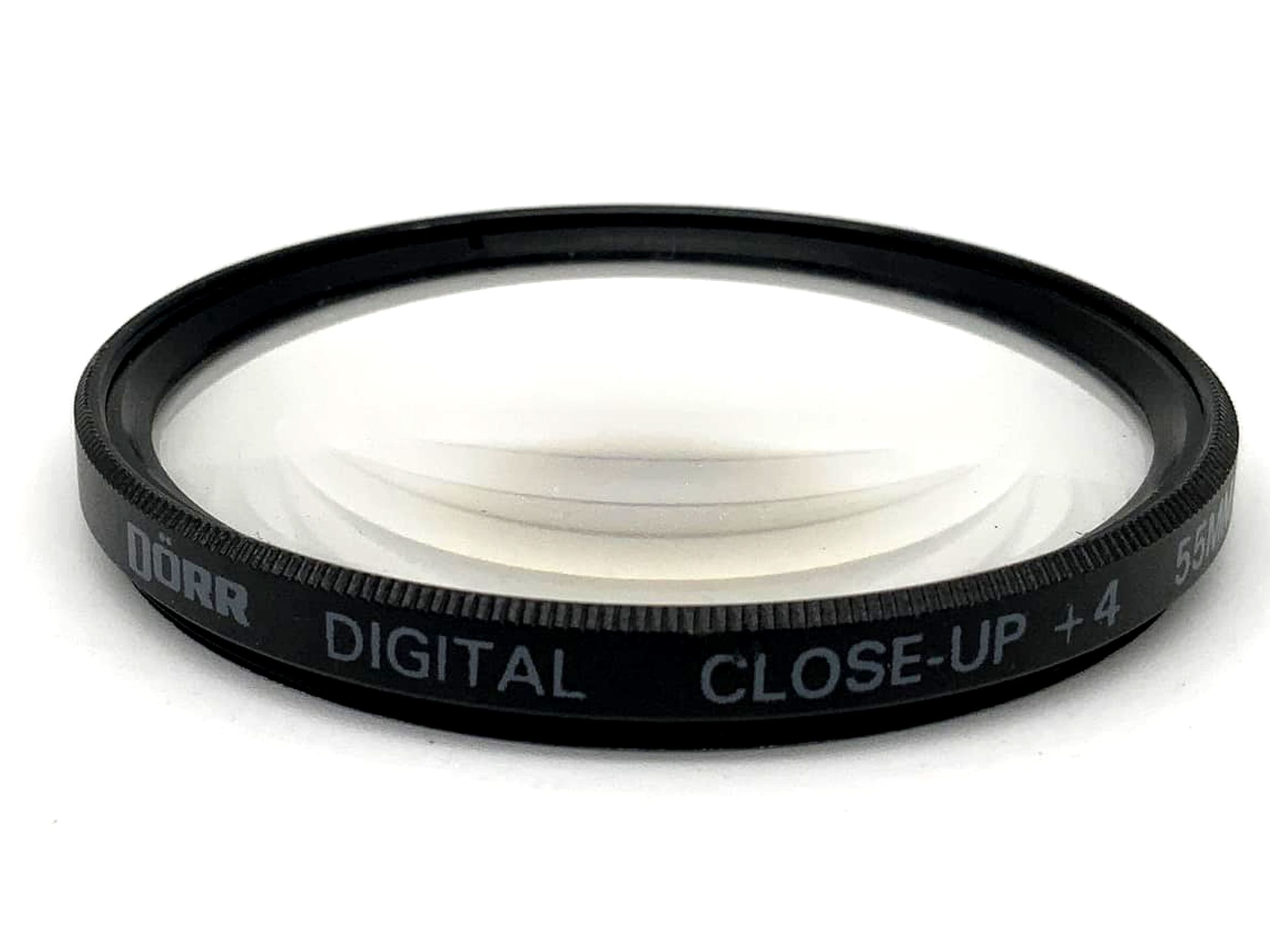 Objectif macro numérique Dörr + 4 filtres, filetage circulaire 55 mm M55