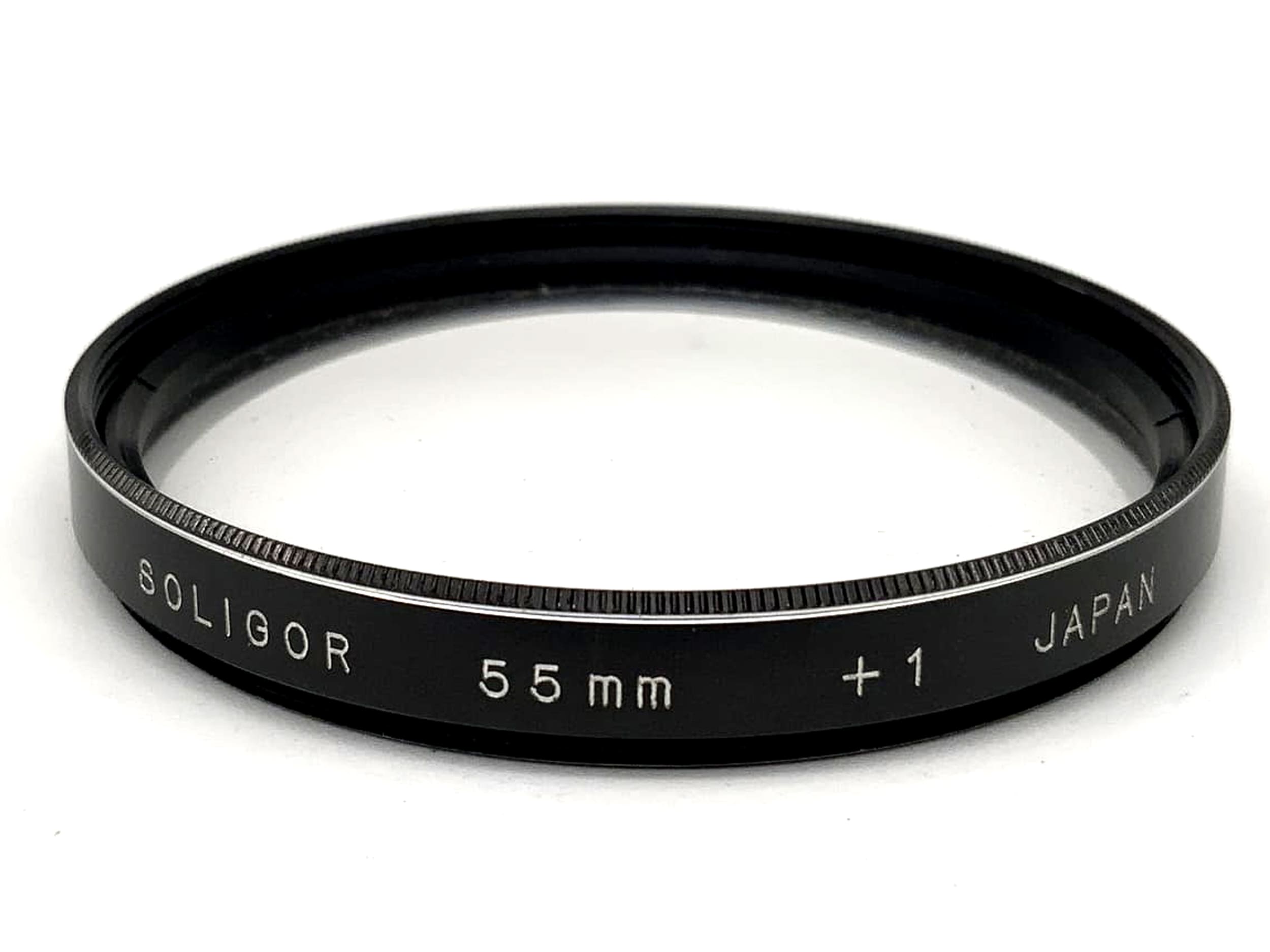 Objectif macro Soligor +1 filtre 55 mm, filetage circulaire M55