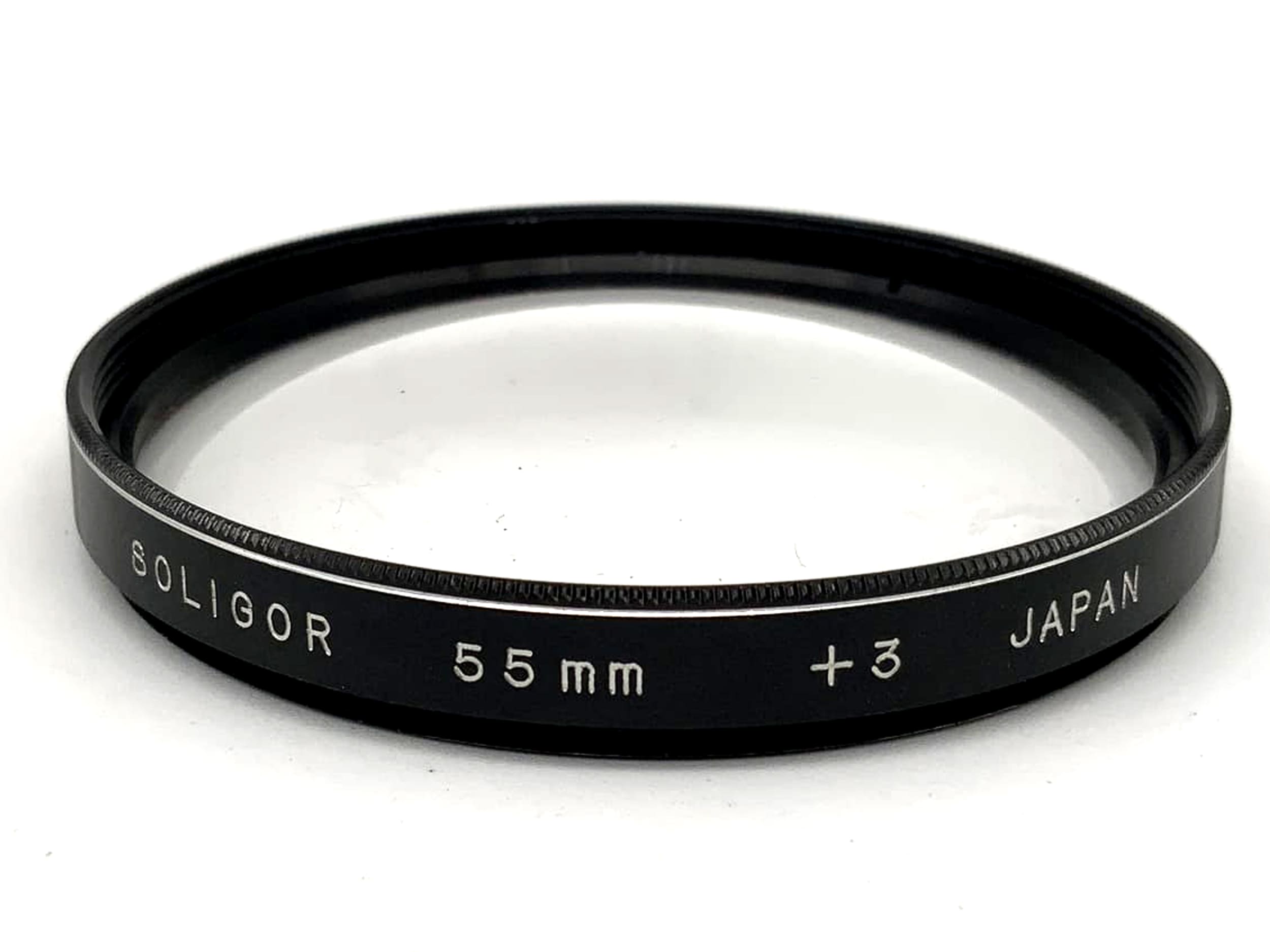 Objectif macro Soligor + 3 filtres, filetage circulaire 55 mm M55