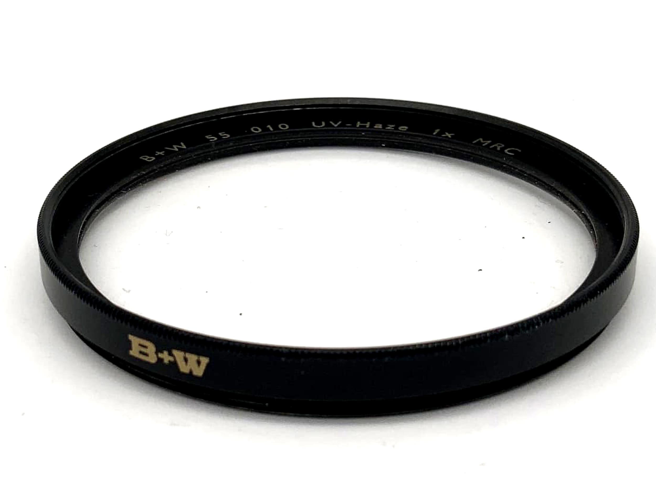 Filtre UV B+W 010 UV-Haze, 1 filtre MRC, filetage pour filtre circulaire F-Pro 55 mm M55