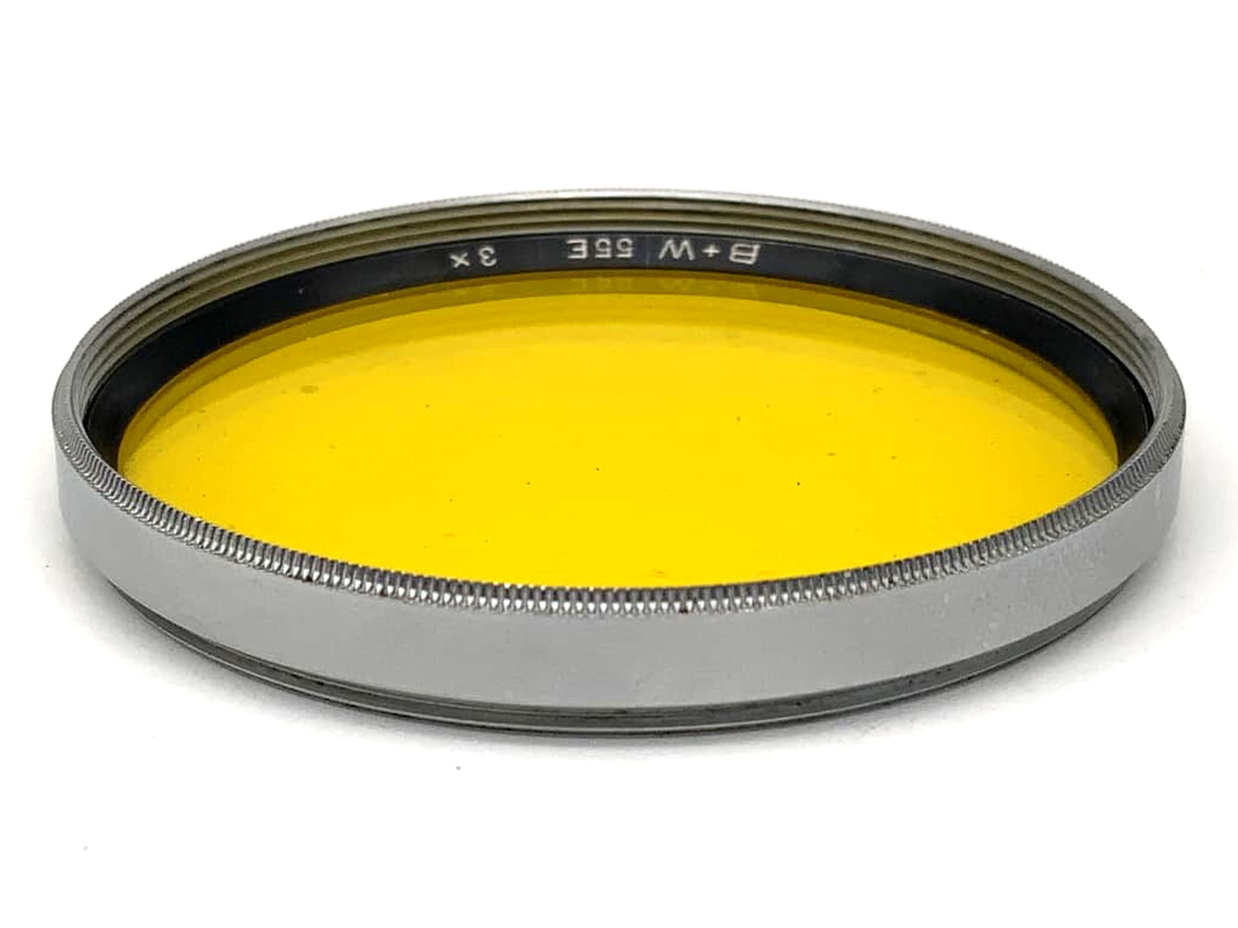 B+W Color Filter 3x Yellow Filter 55mm Circular Filter Thread M55