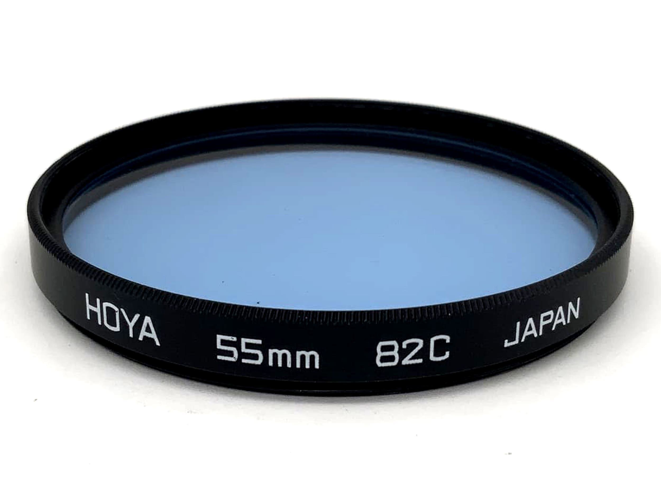 Filtre de conversion de couleur Hoya 82C bleu 55 mm, filetage circulaire M55