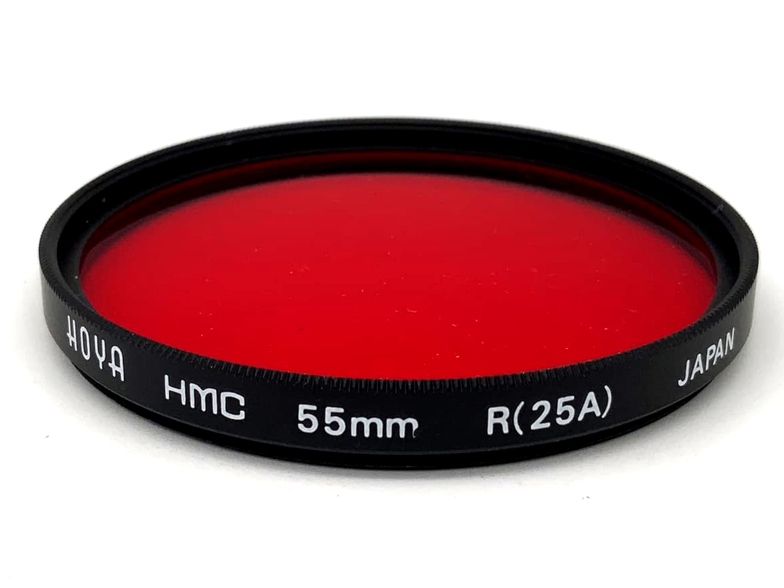 Filtre rouge Hoya HMC R(25A), 55 mm de diamètre, filetage M55