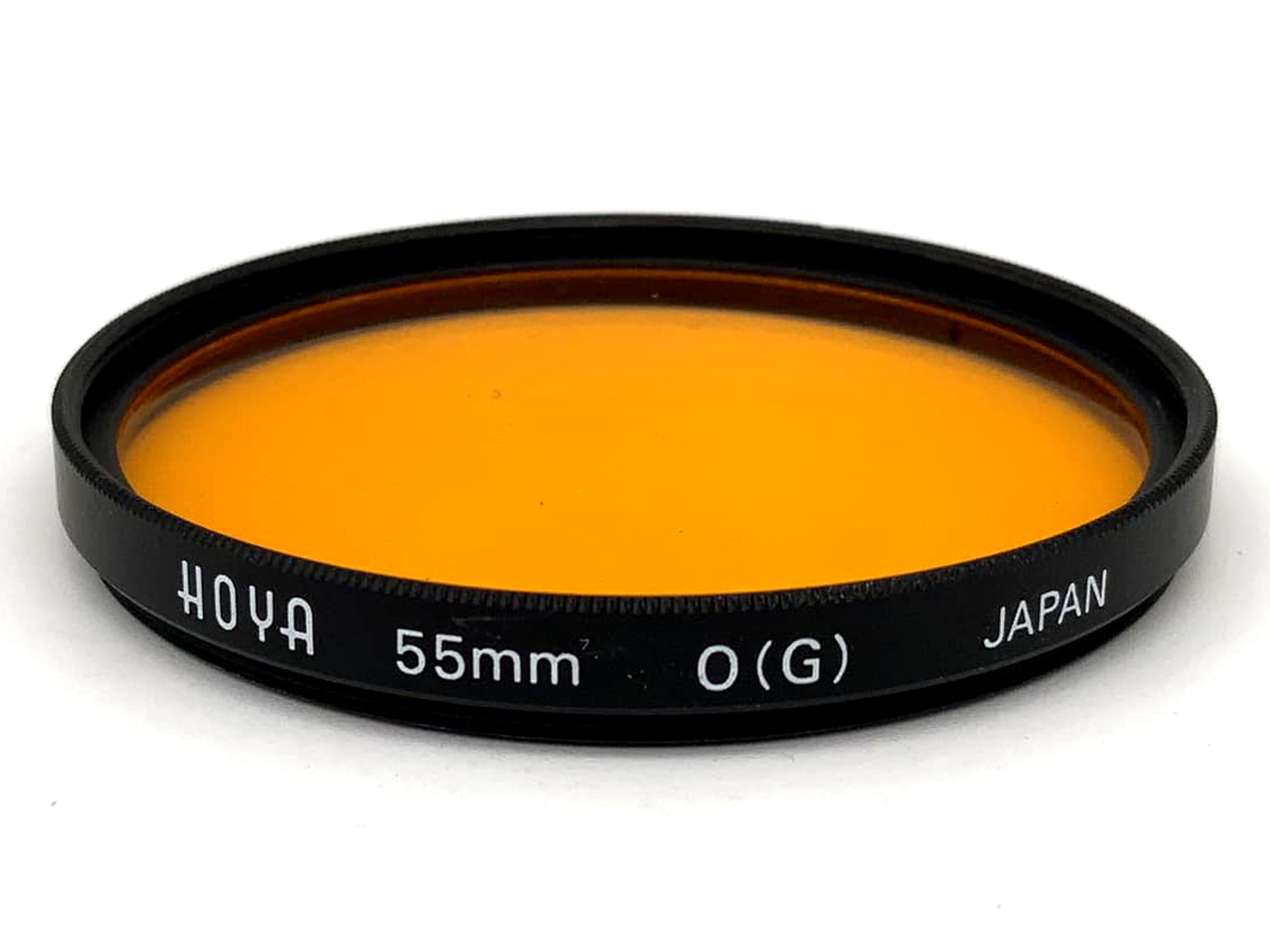 Filtre de couleur Hoya O(G) Orange 55 mm, filetage circulaire M55