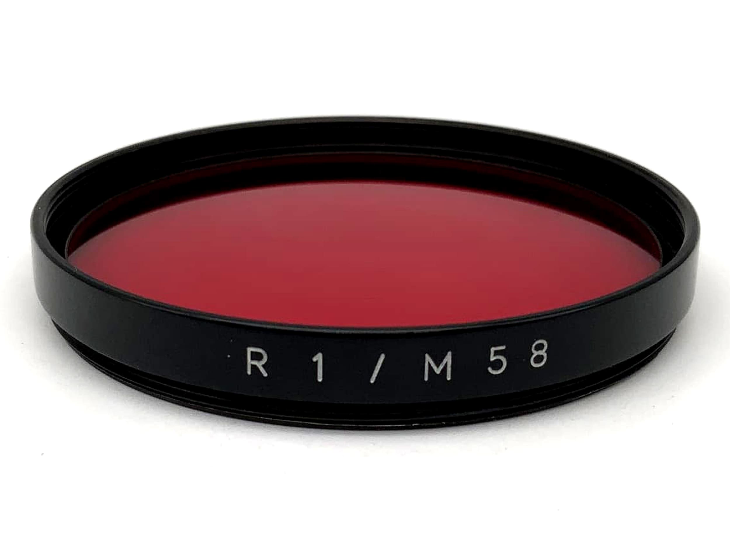 Filtre rouge Carl Zeiss R1/M58, circulaire, 58 mm, filetage M58