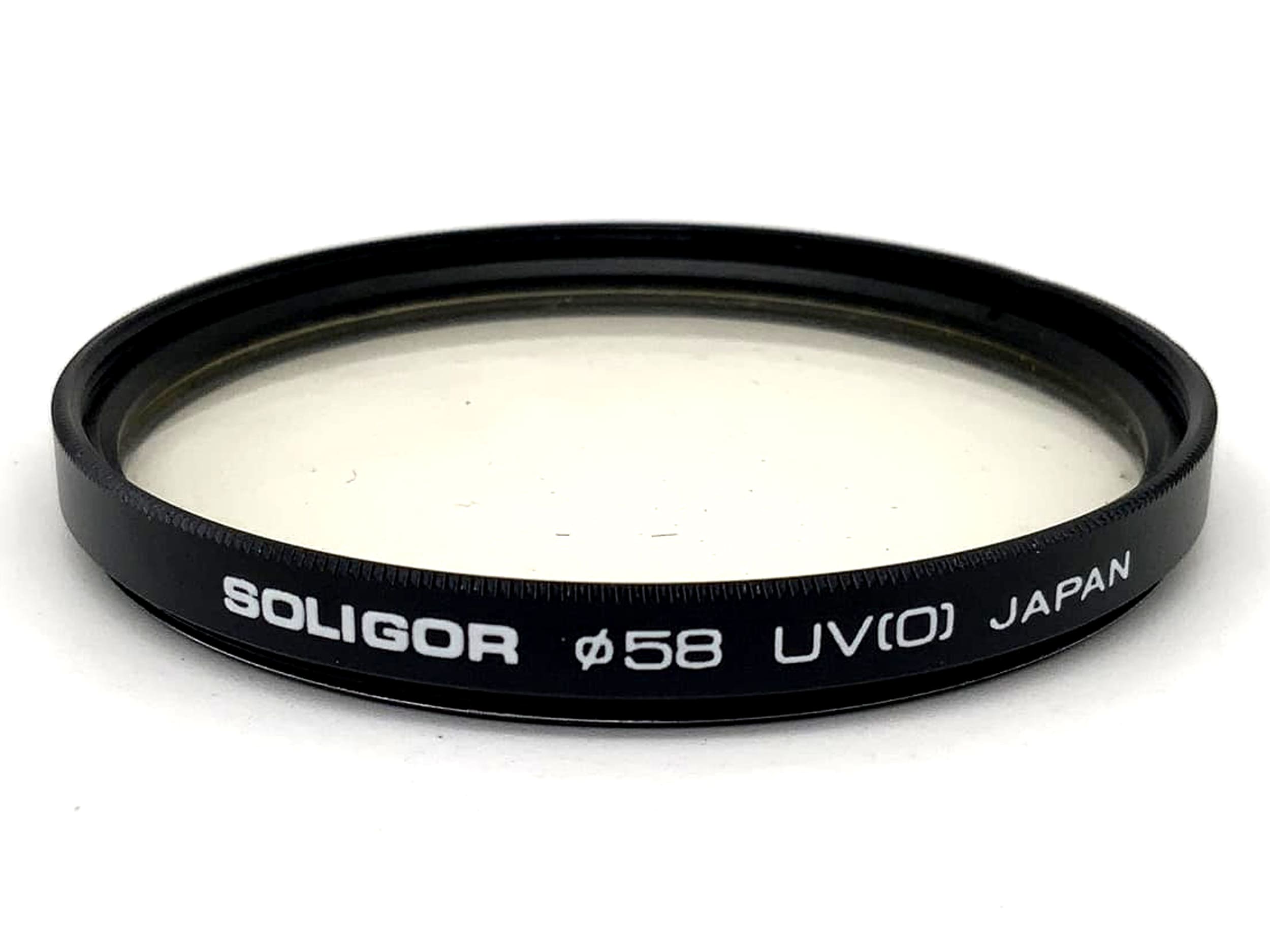 Filtre UV Soligor UV(0) filtre circulaire 58 mm filetage M58
