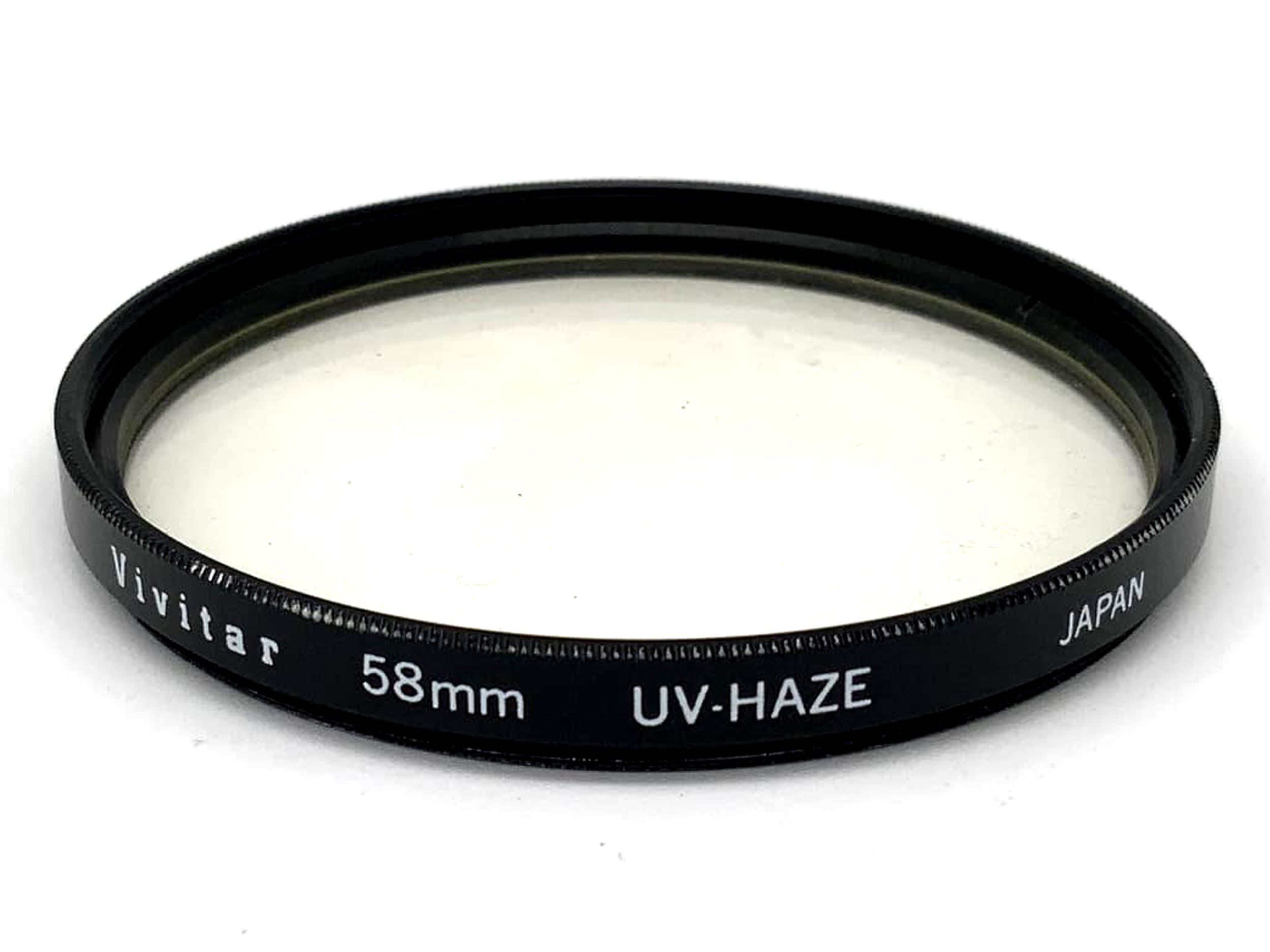 Filtre UV Vivitar, filtre anti-brouillard UV, filtre circulaire de 58 mm, filetage M58