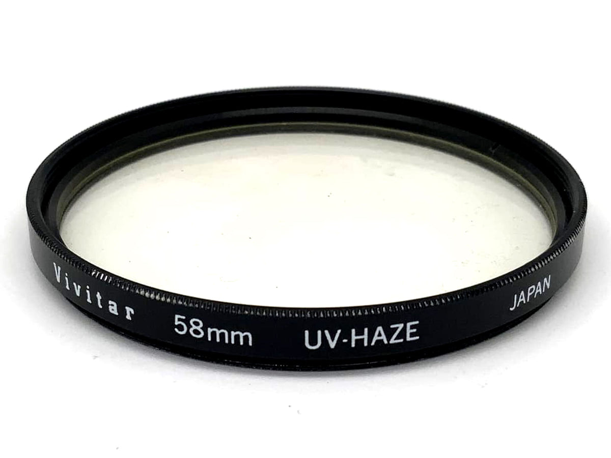 Filtre UV Vivitar, filtre anti-brouillard UV, filtre circulaire de 58 mm, filetage M58