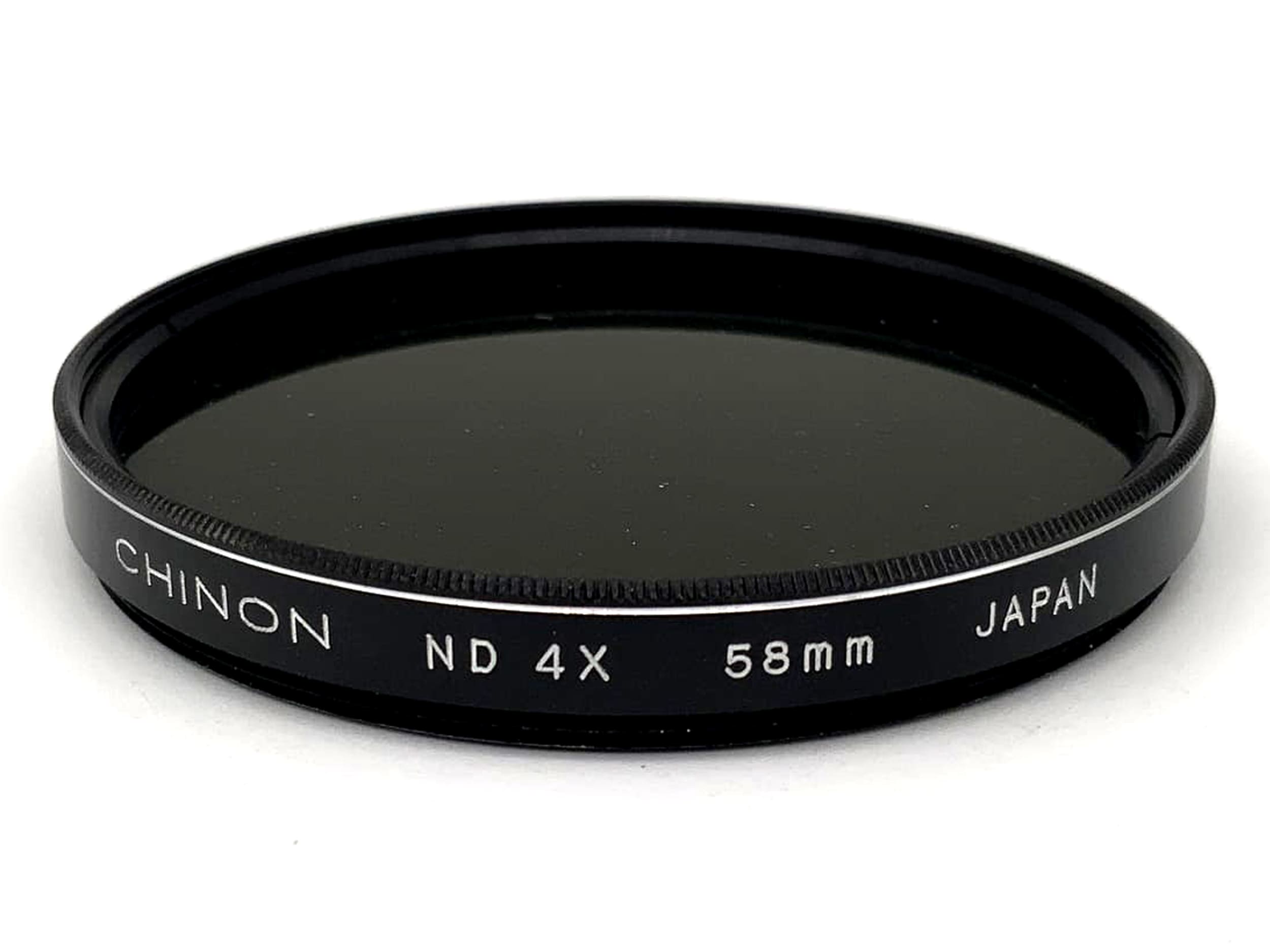 Filtre gris Chinon ND 4X, circulaire de 58 mm, filetage M58