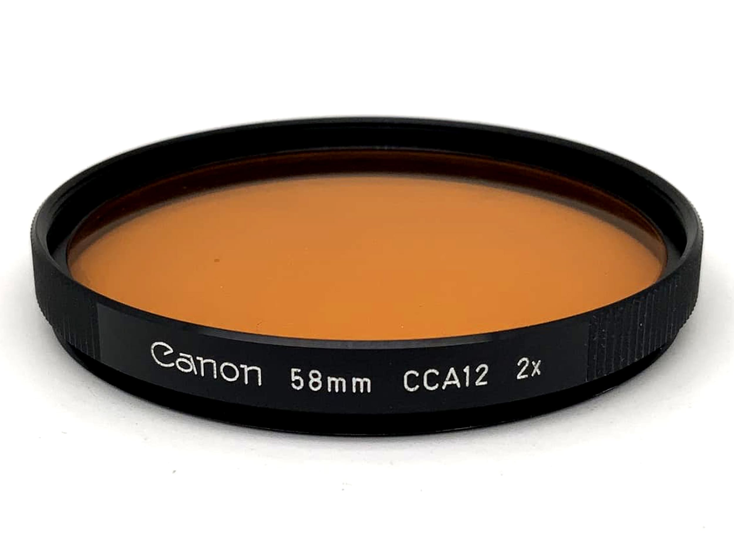 Filtre de correction Canon CCA12, filetage circulaire M58 x 58 mm