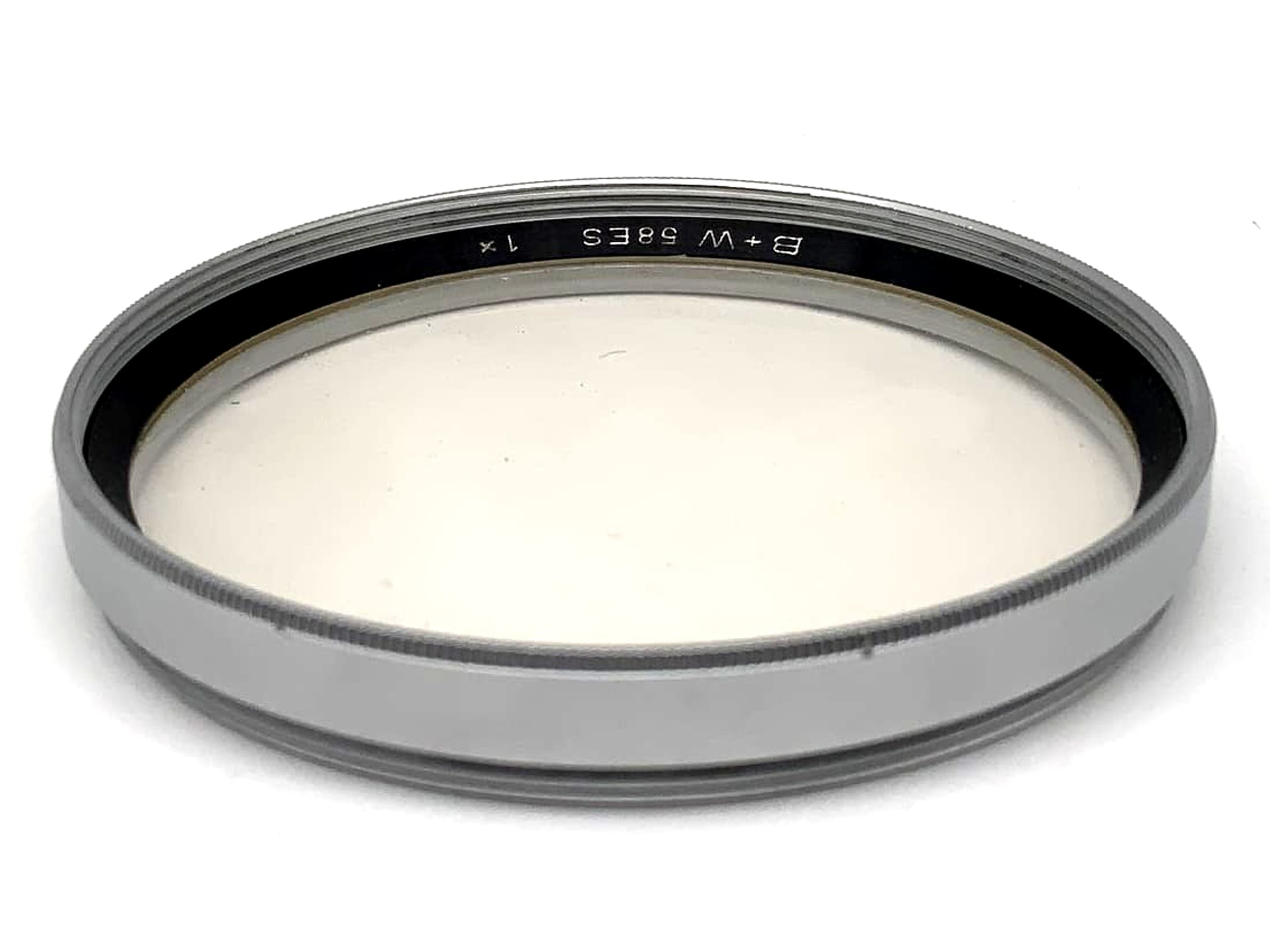 Filtre correcteur noir et blanc 1 filtre argenté 58 mm, filetage circulaire M58