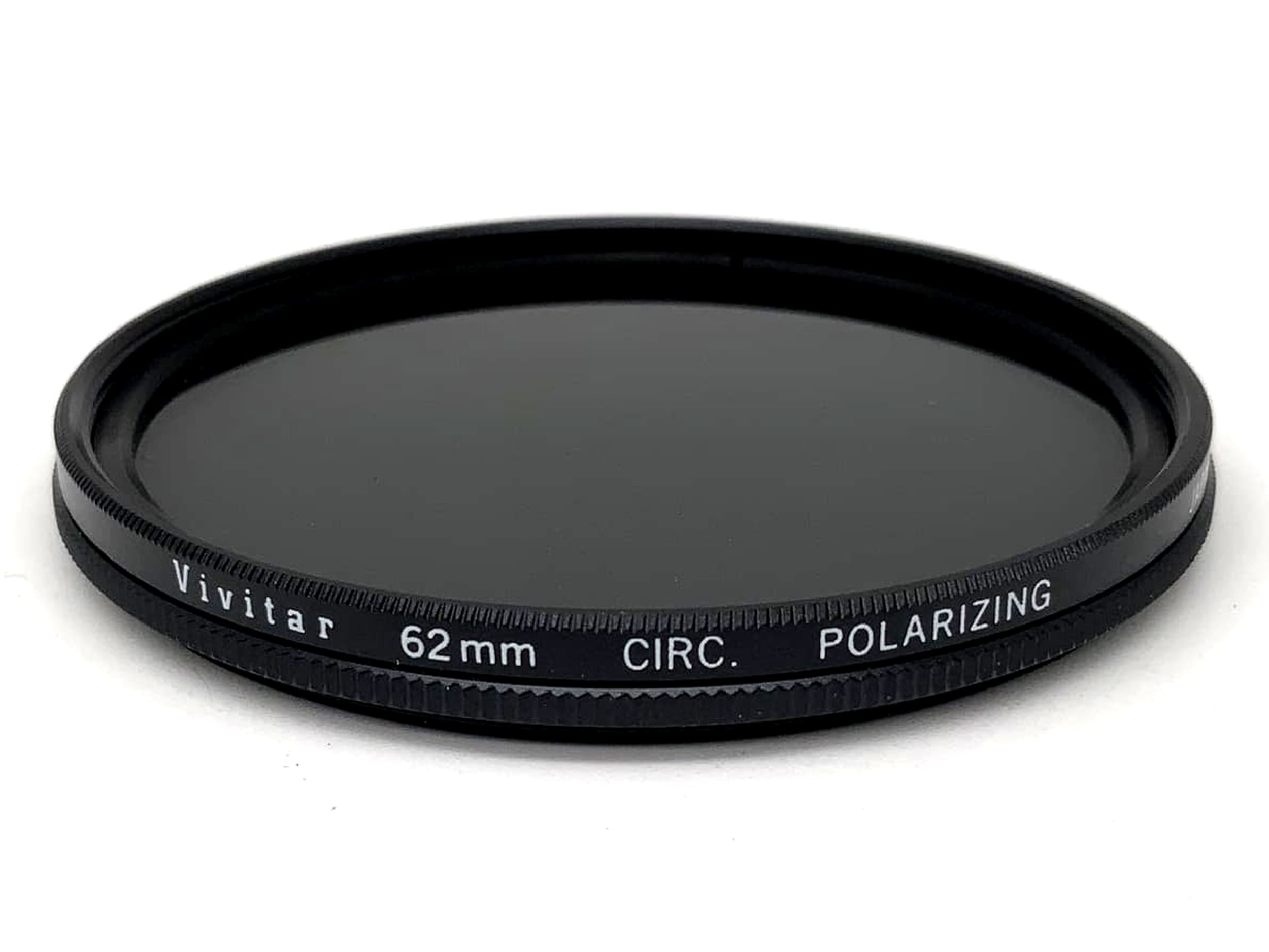 Filtre polarisant circulaire Vivitar, 62 mm, M62